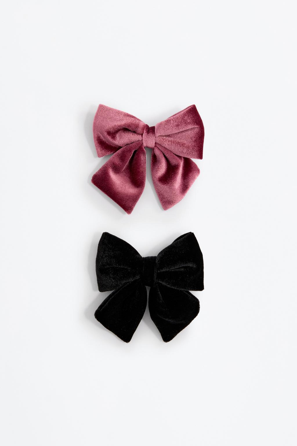 Pack of 2 velvet bows