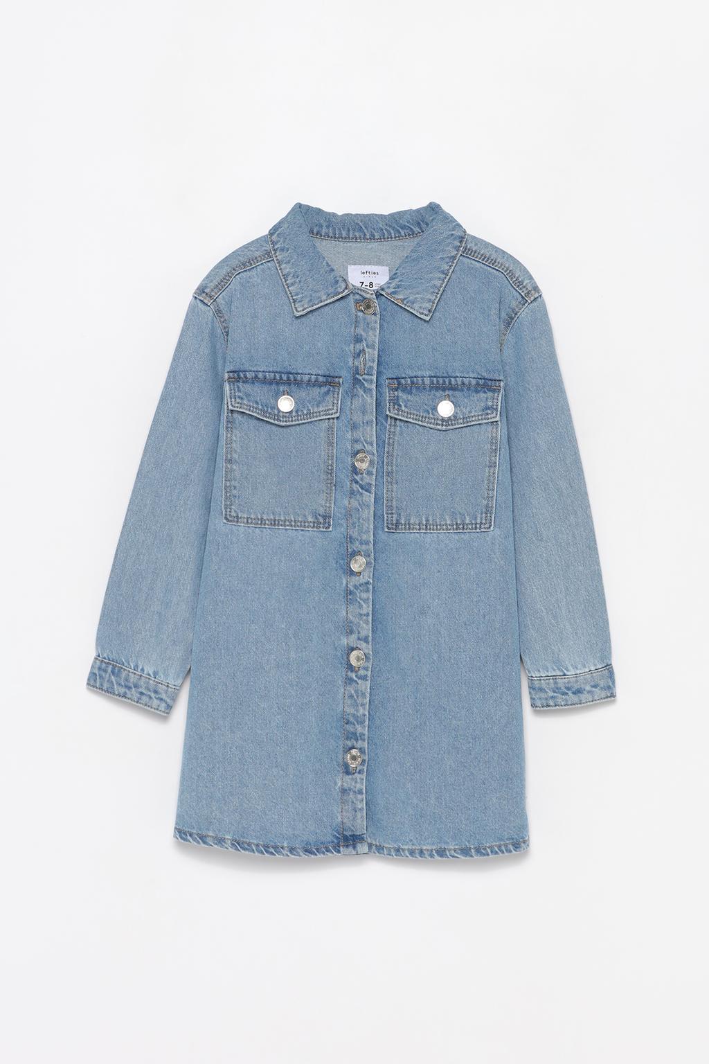 Denim shirt dress