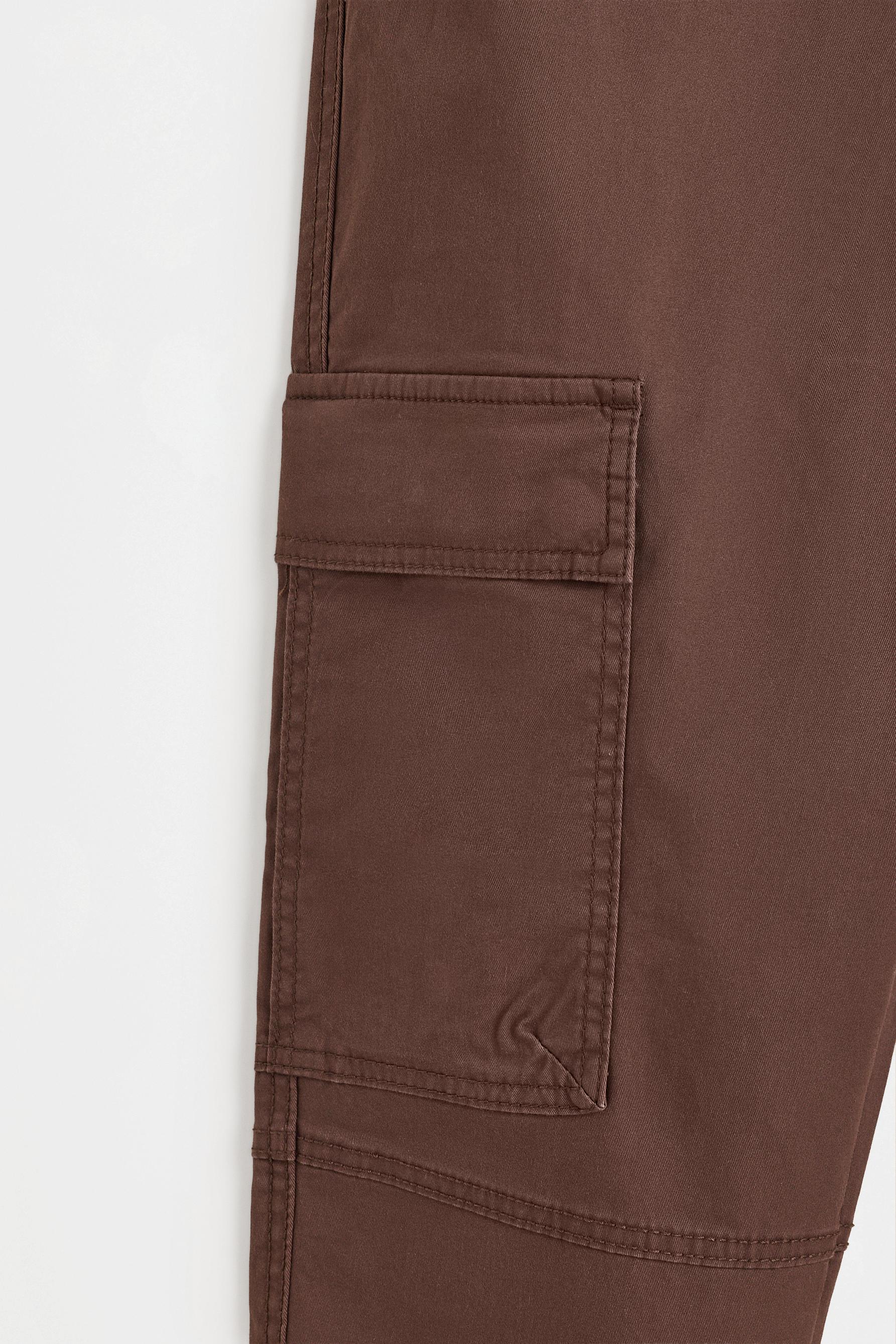 Cargo jogger trousers — CHOCOLATE