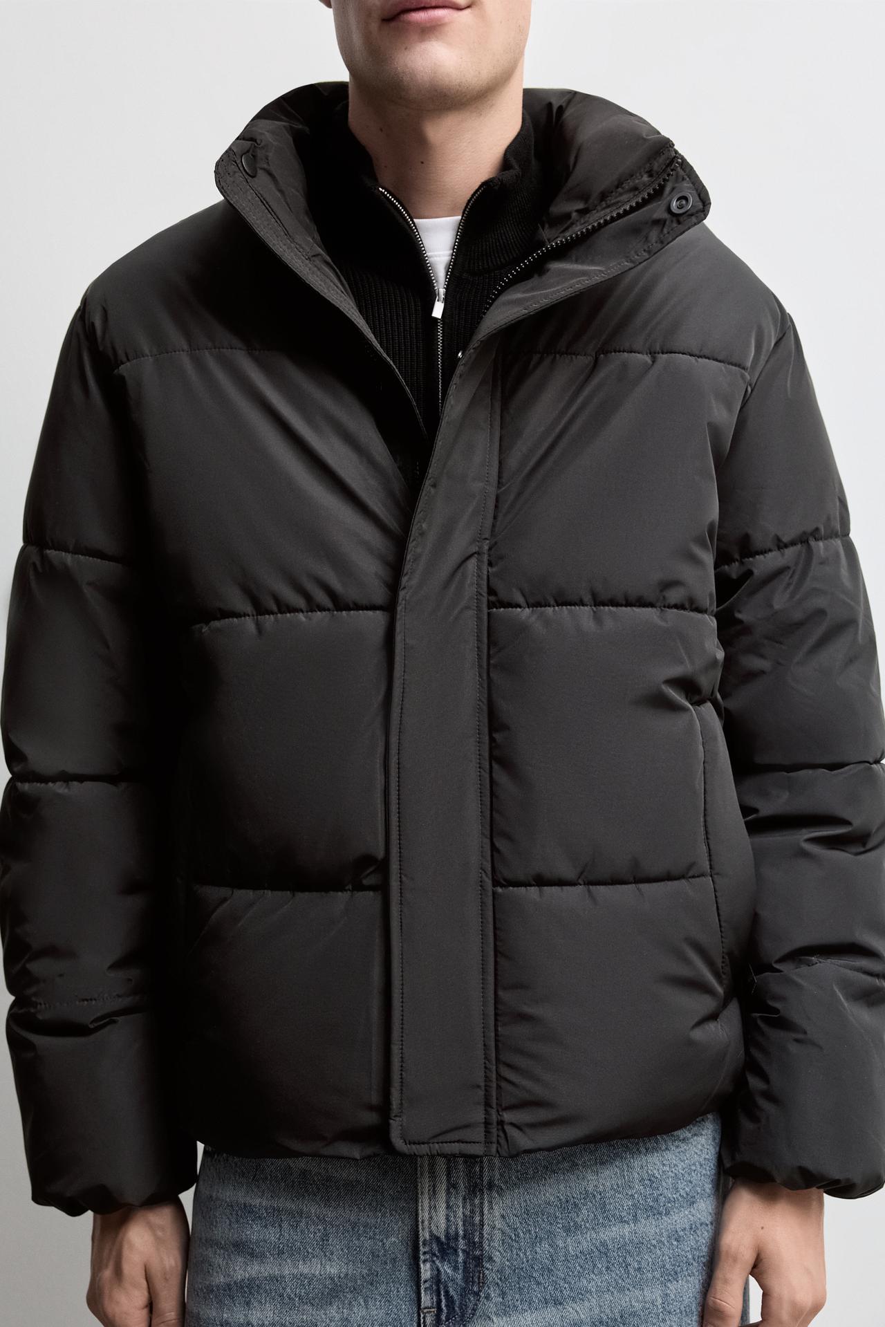 Quilted jacket — BLACK
