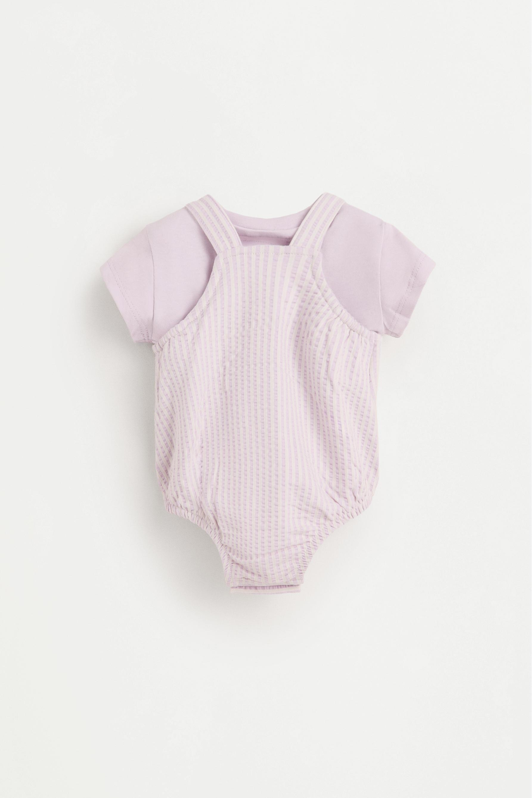 Miffy T-shirt and overall set — LILAC