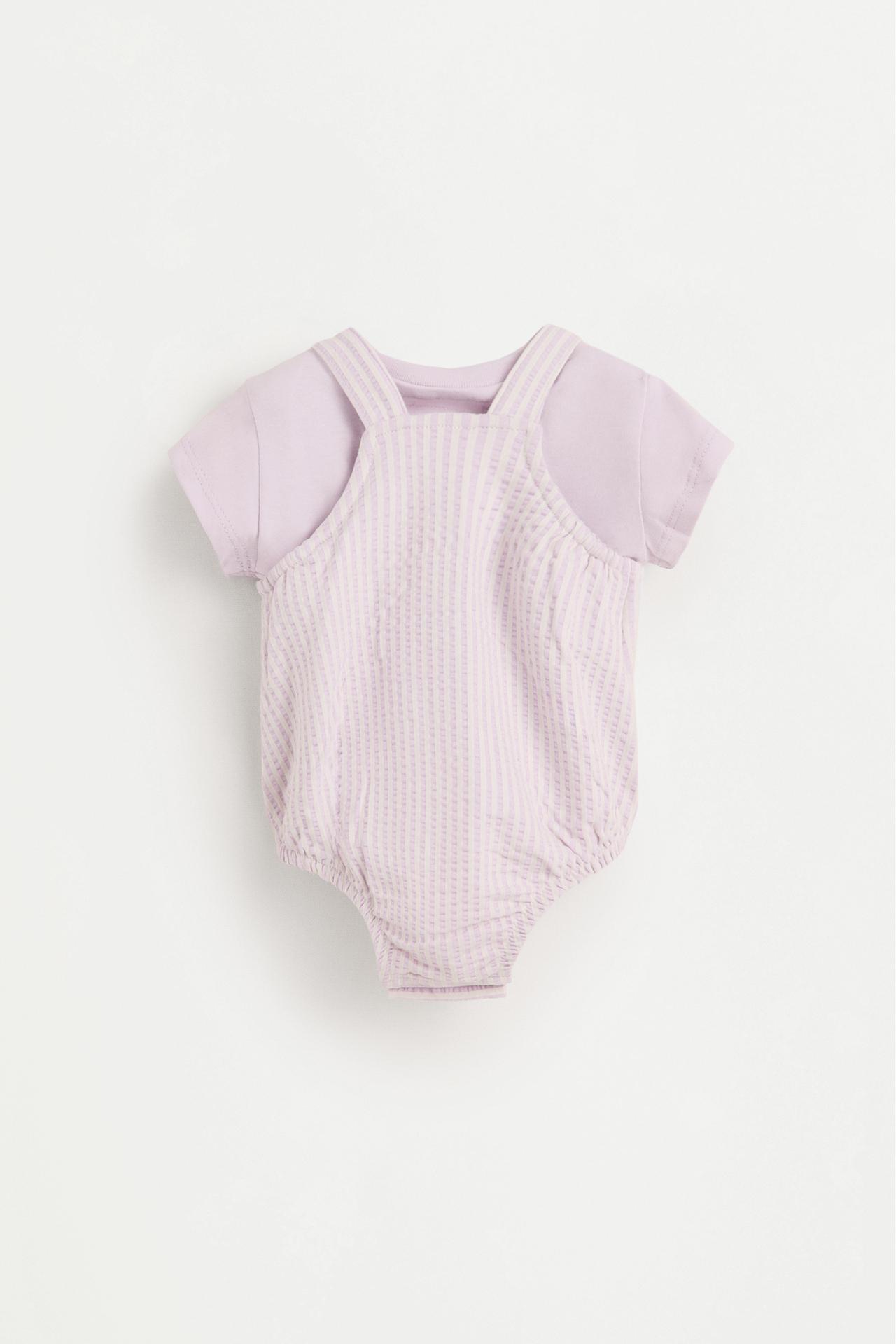 Miffy T-shirt and overall set — LILAC