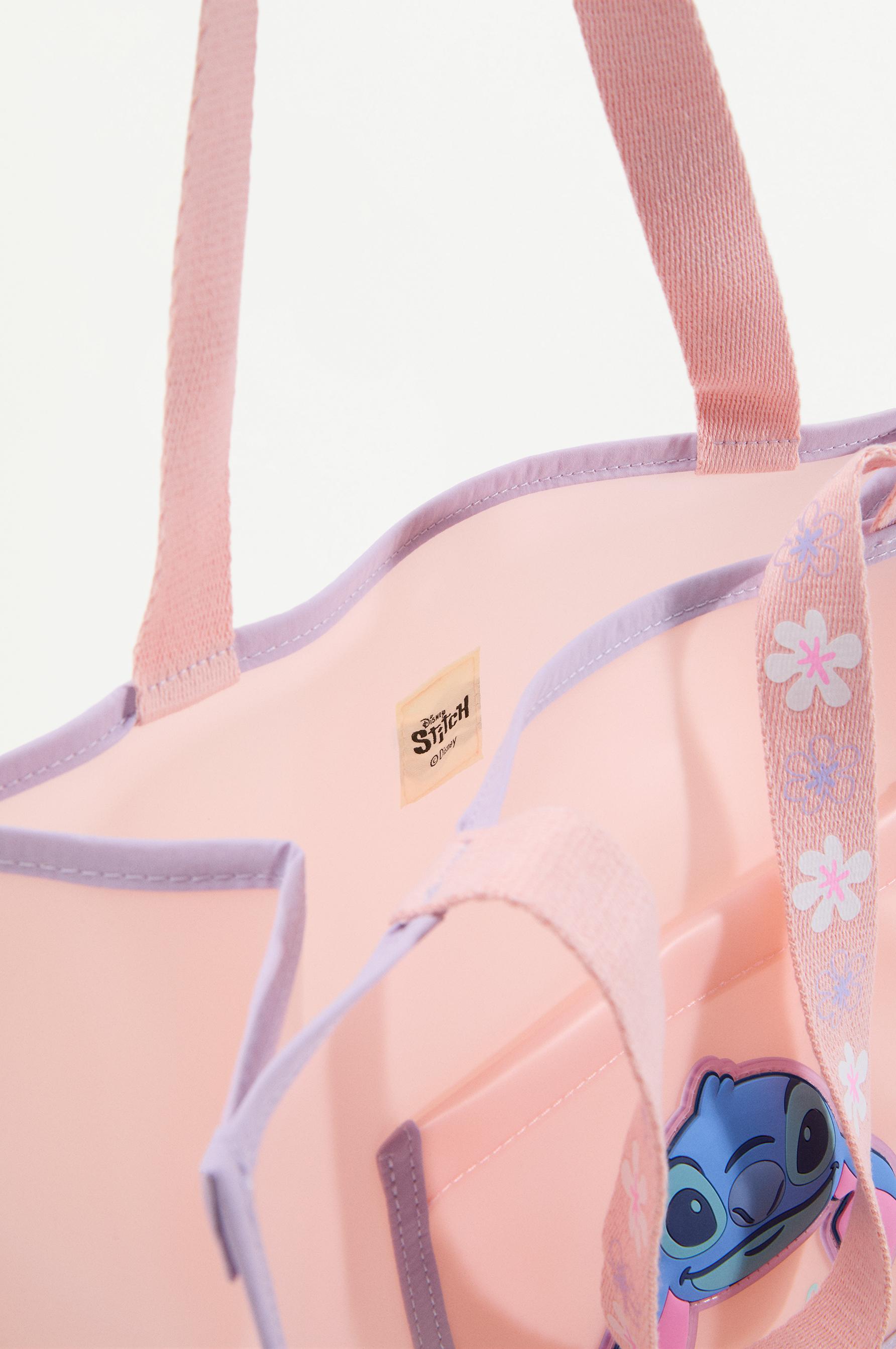 Stitch ©Disney vinyl shopper bag — ORANGE