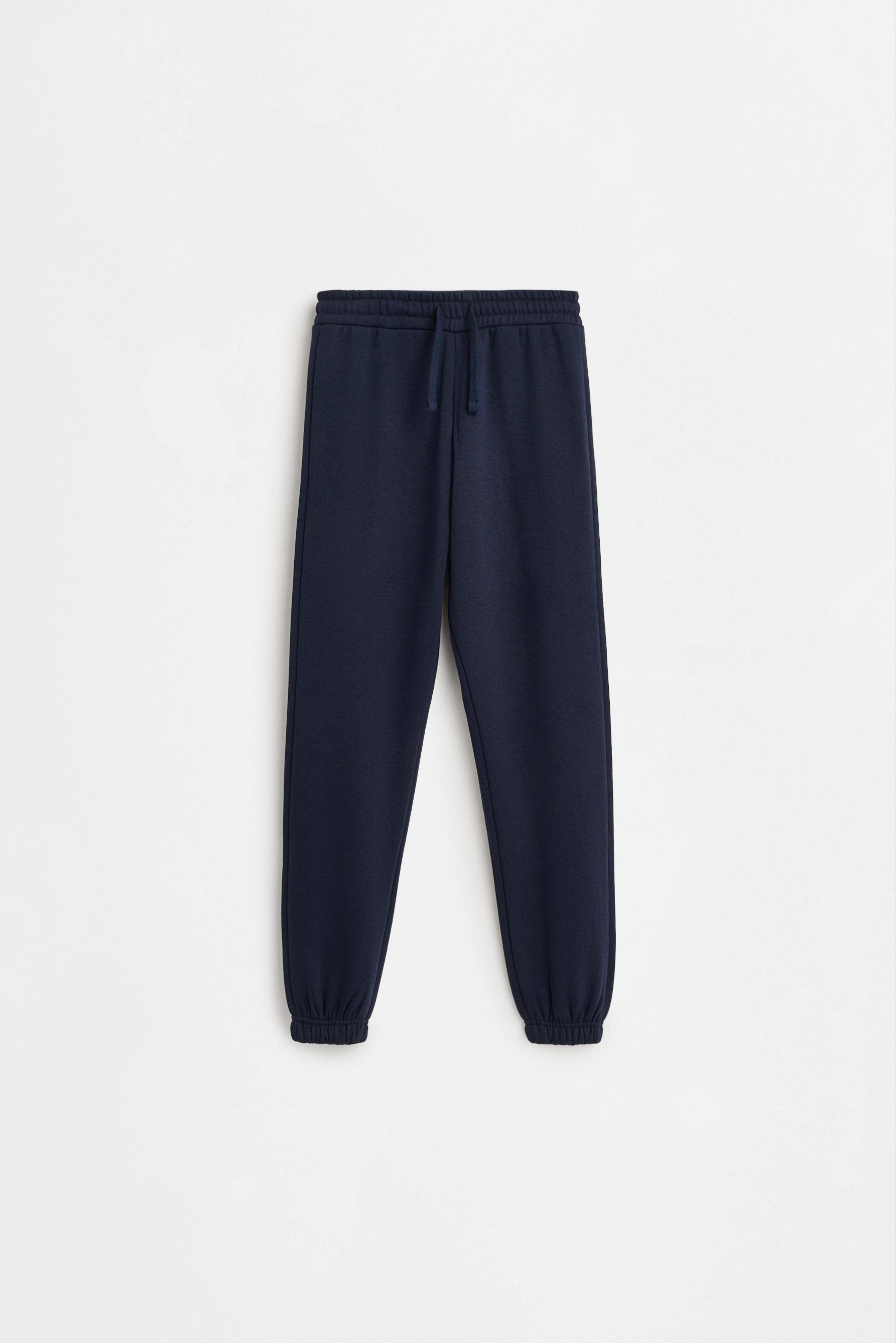 Plush trousers — NAVY