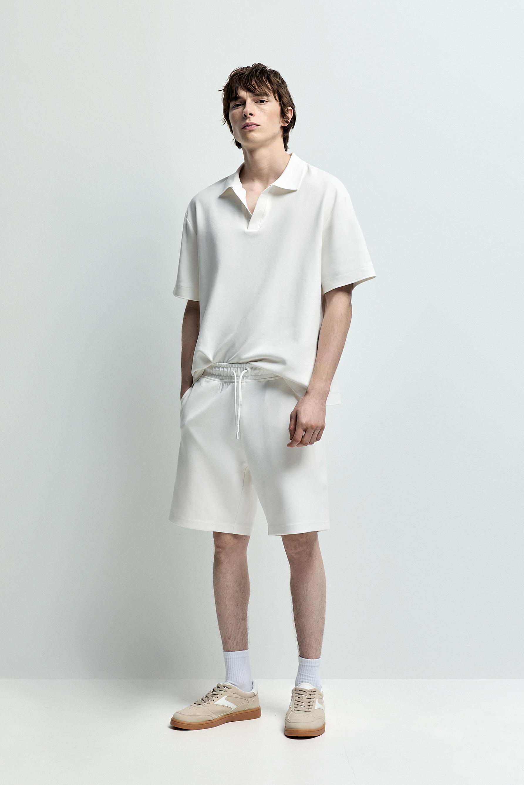 Interlock Bermuda shorts — OFF WHITE