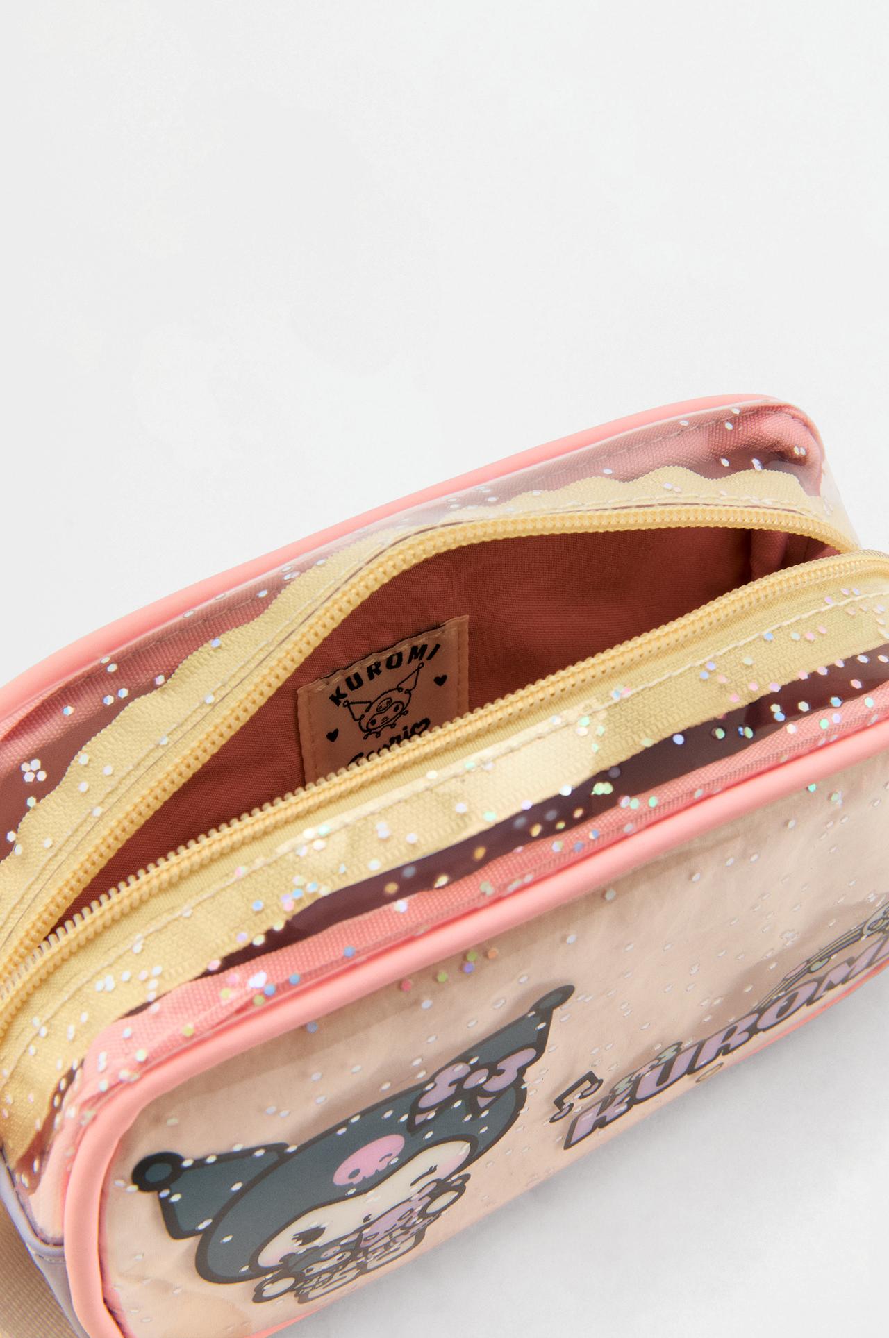 Kuromi ©SANRIO Girls' Crossbody Bag — ECRU