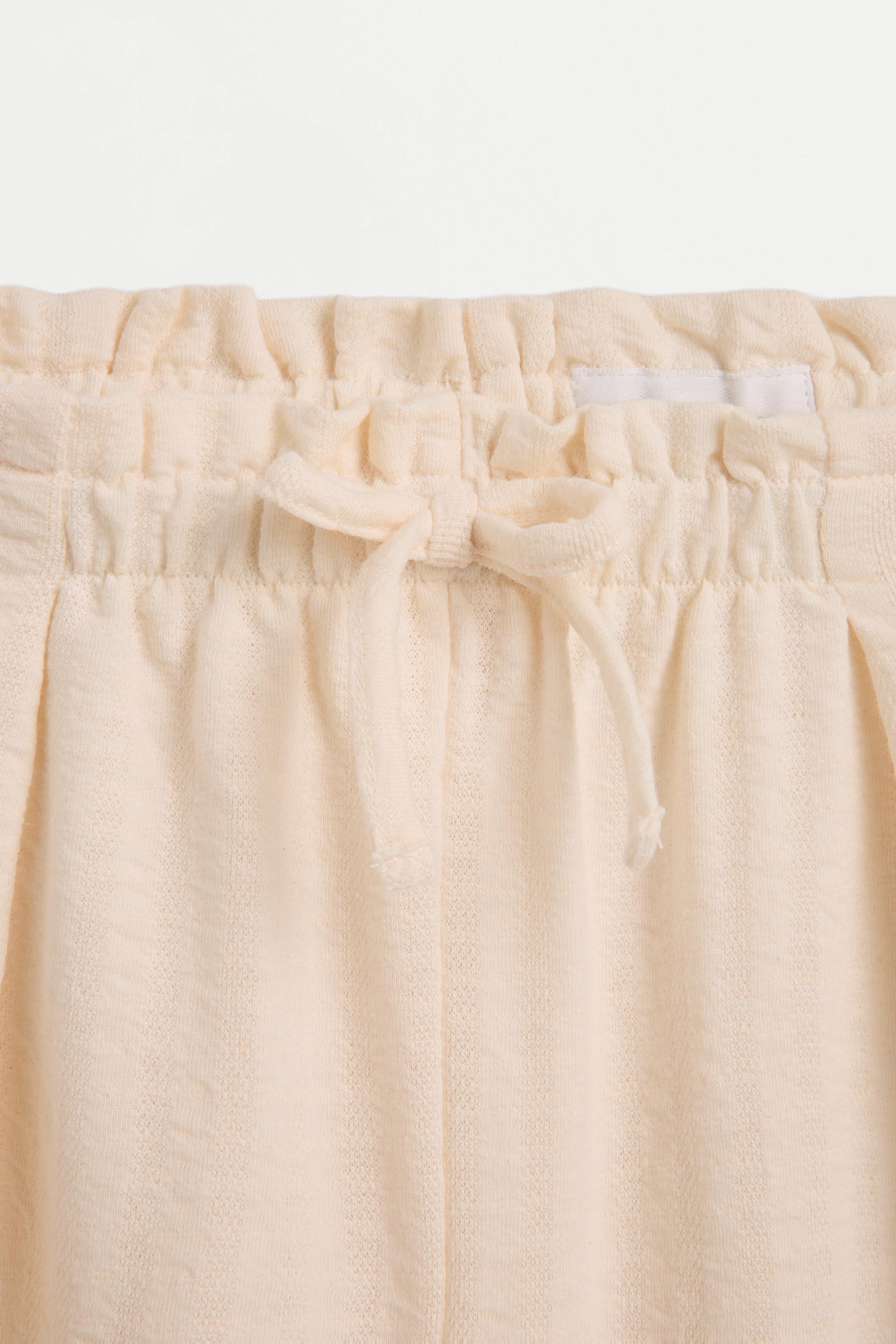 Bias cut culottes — ECRU