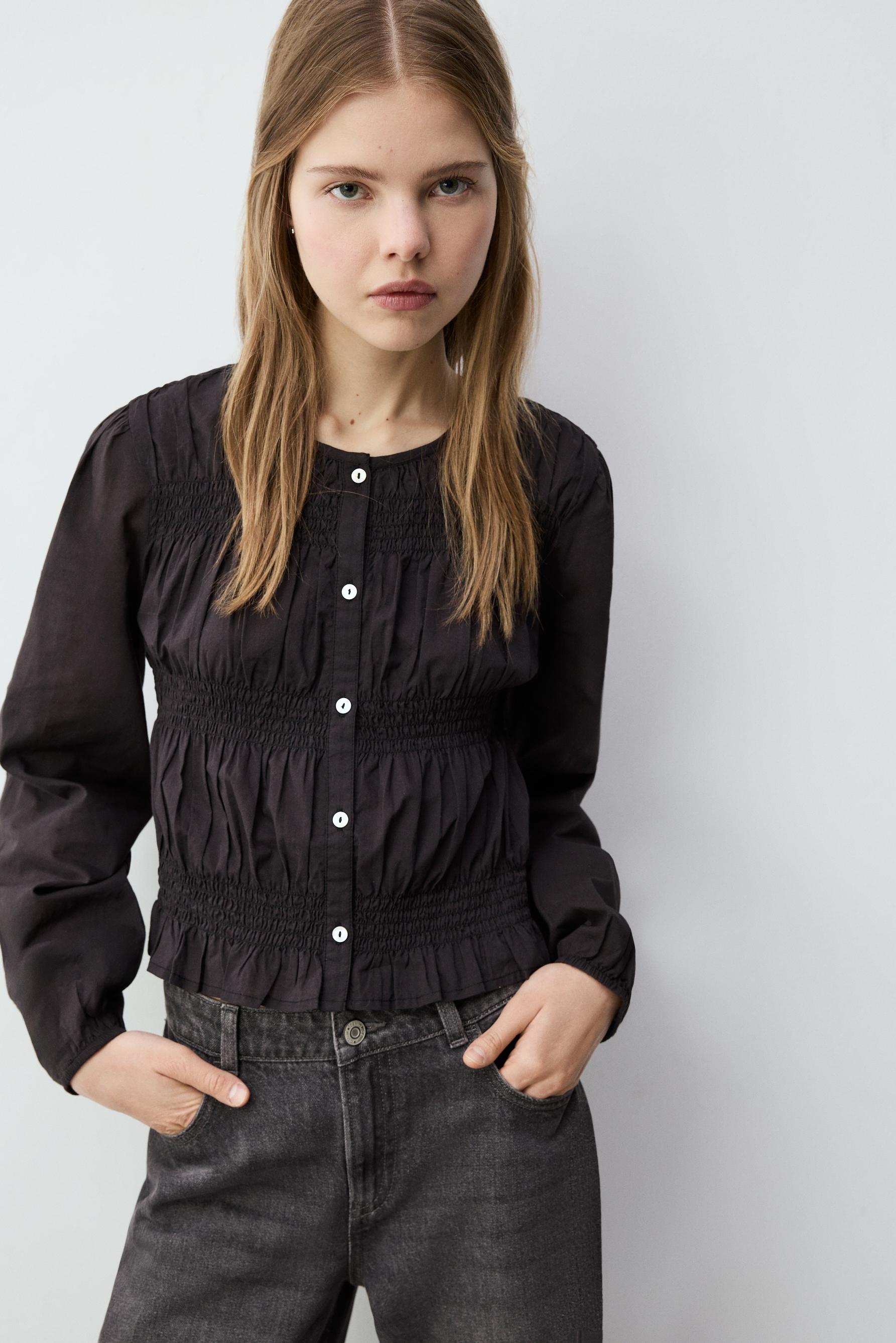 Camisa nido de abeja