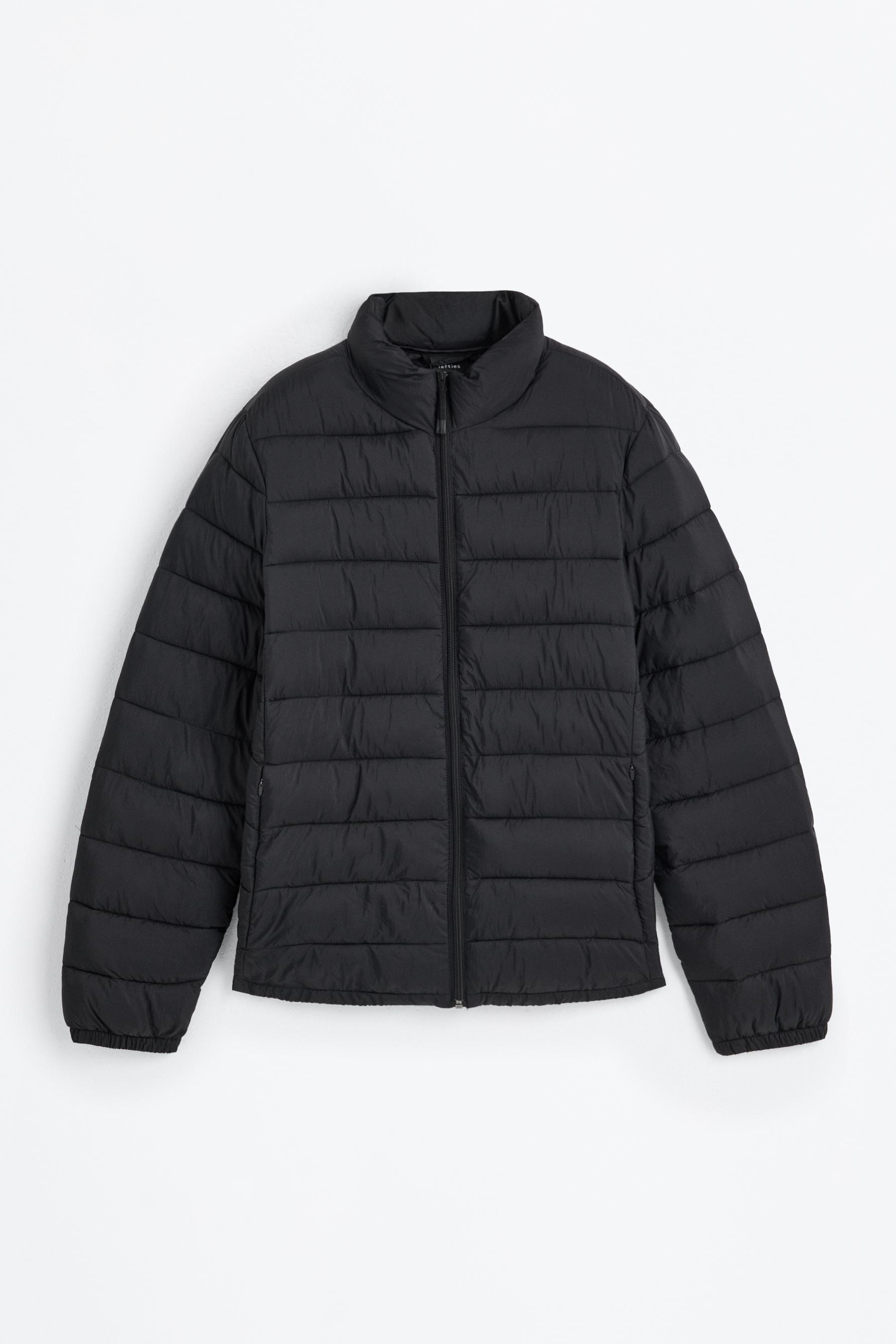 Lightweight quilted jacket — BLACK