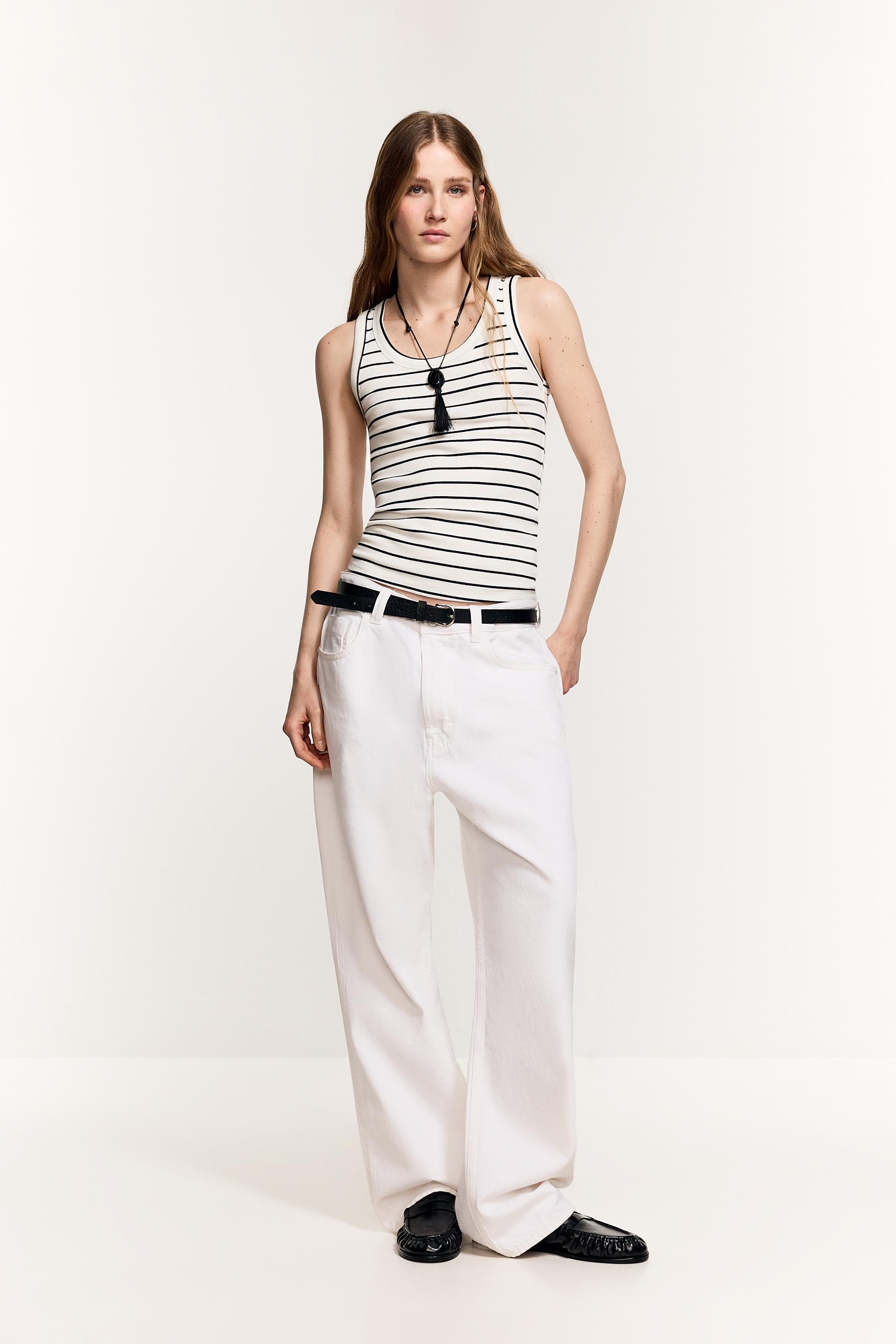Racerback top — STRIPED