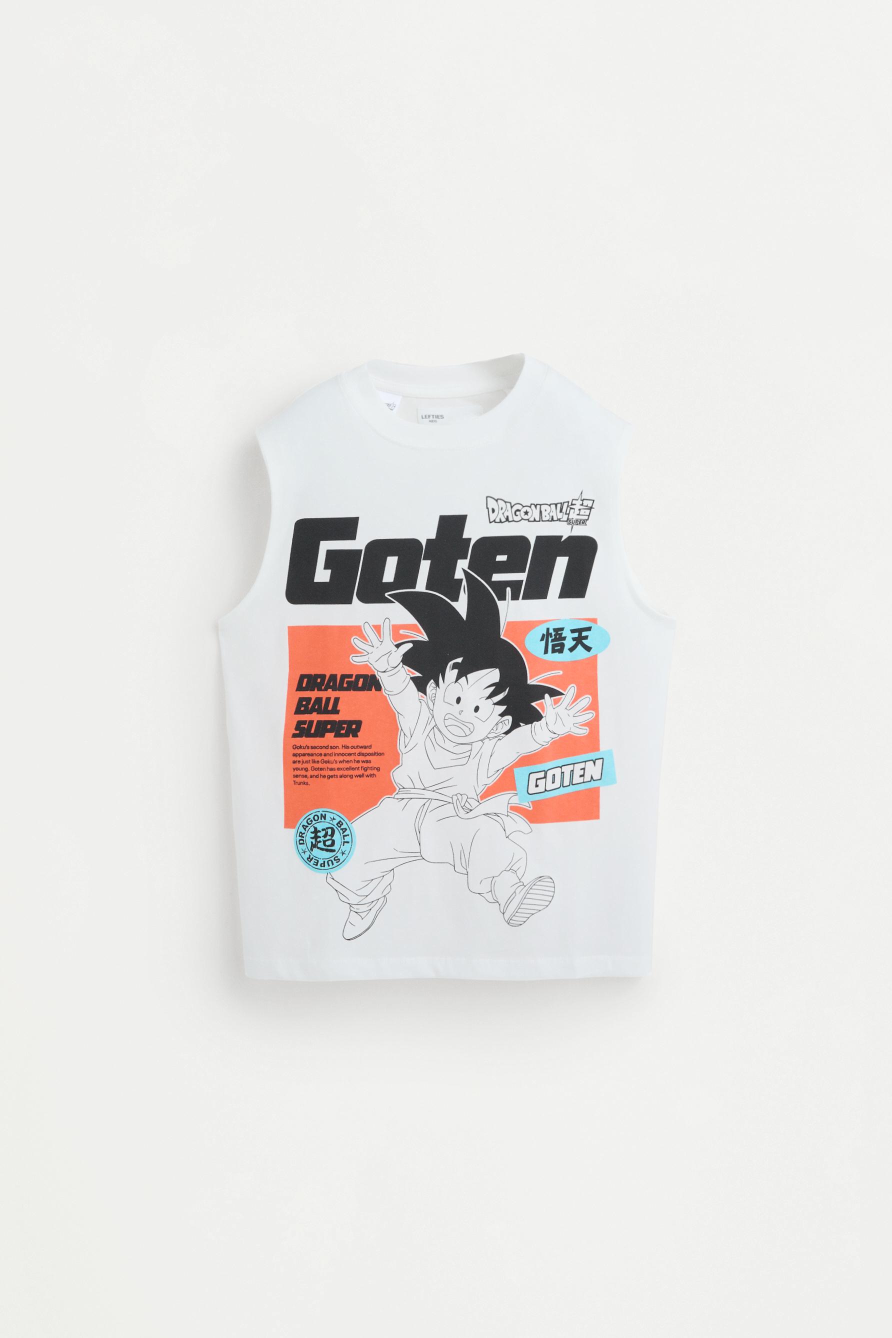 Goten Dragon Ball ©Bird Studio sleeveless T-shirt — WHITE
