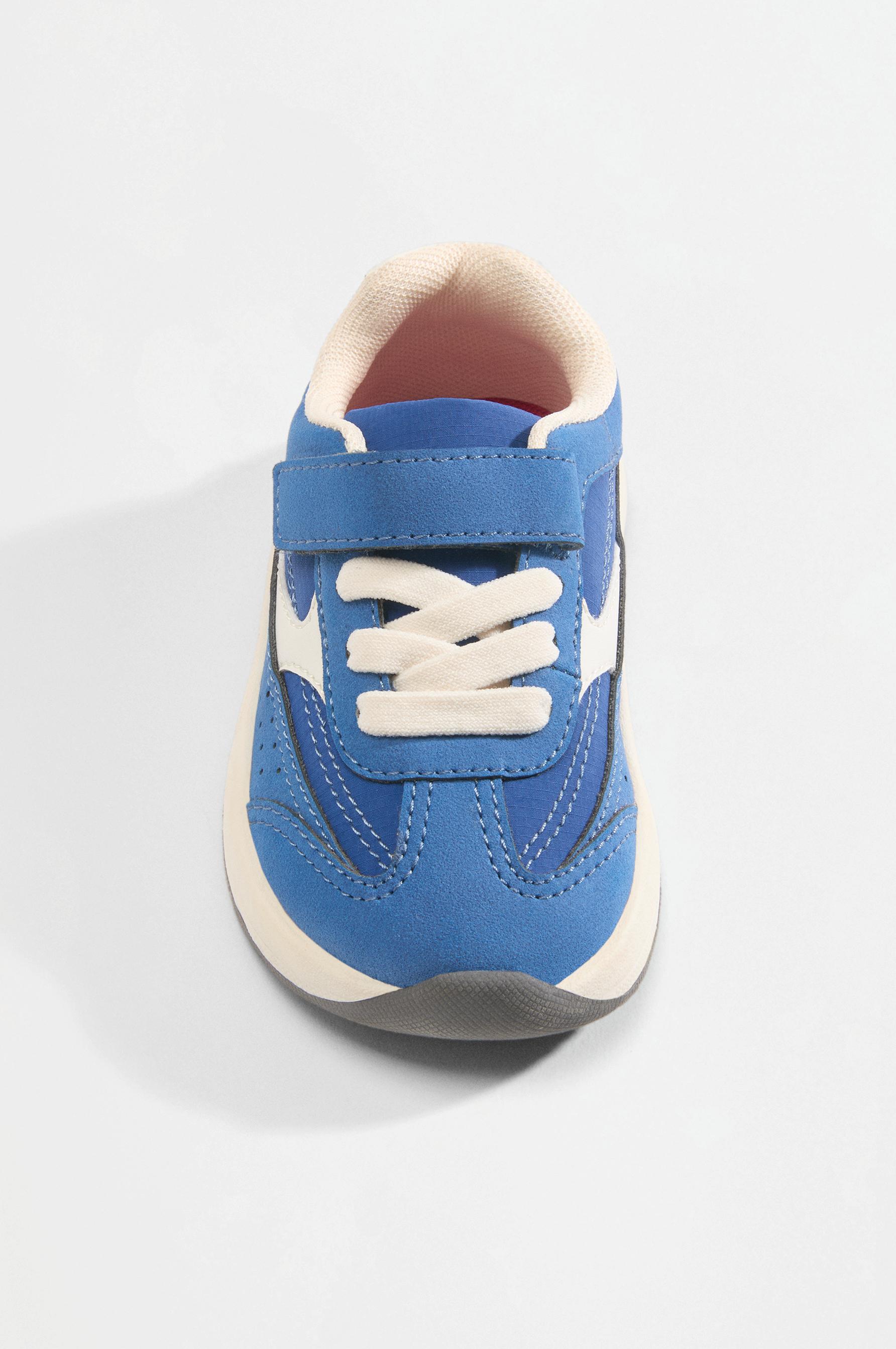 Mixed barefoot-style sneakers — ELECTRIC BLUE