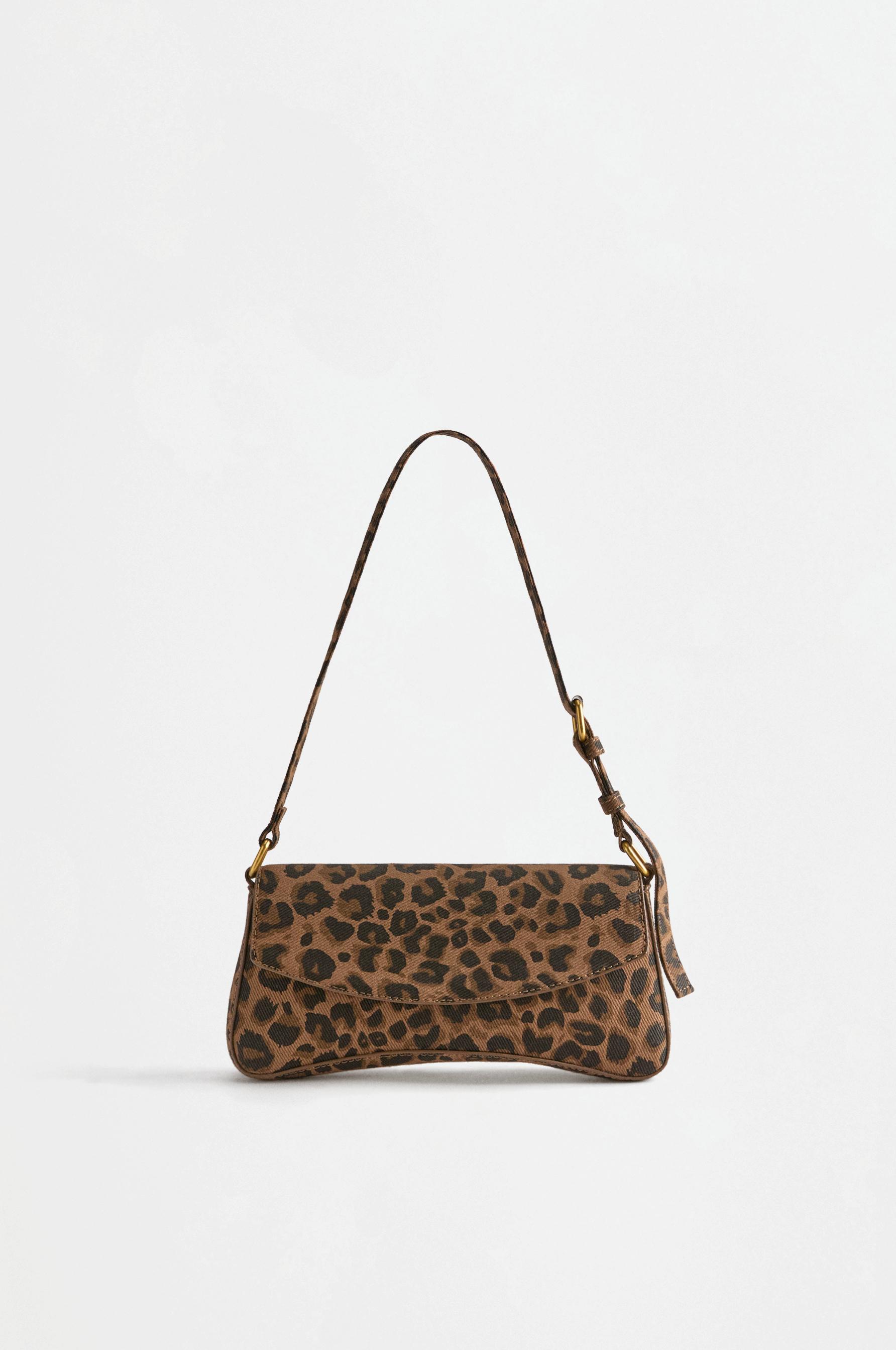 Bolso de hombro animal print