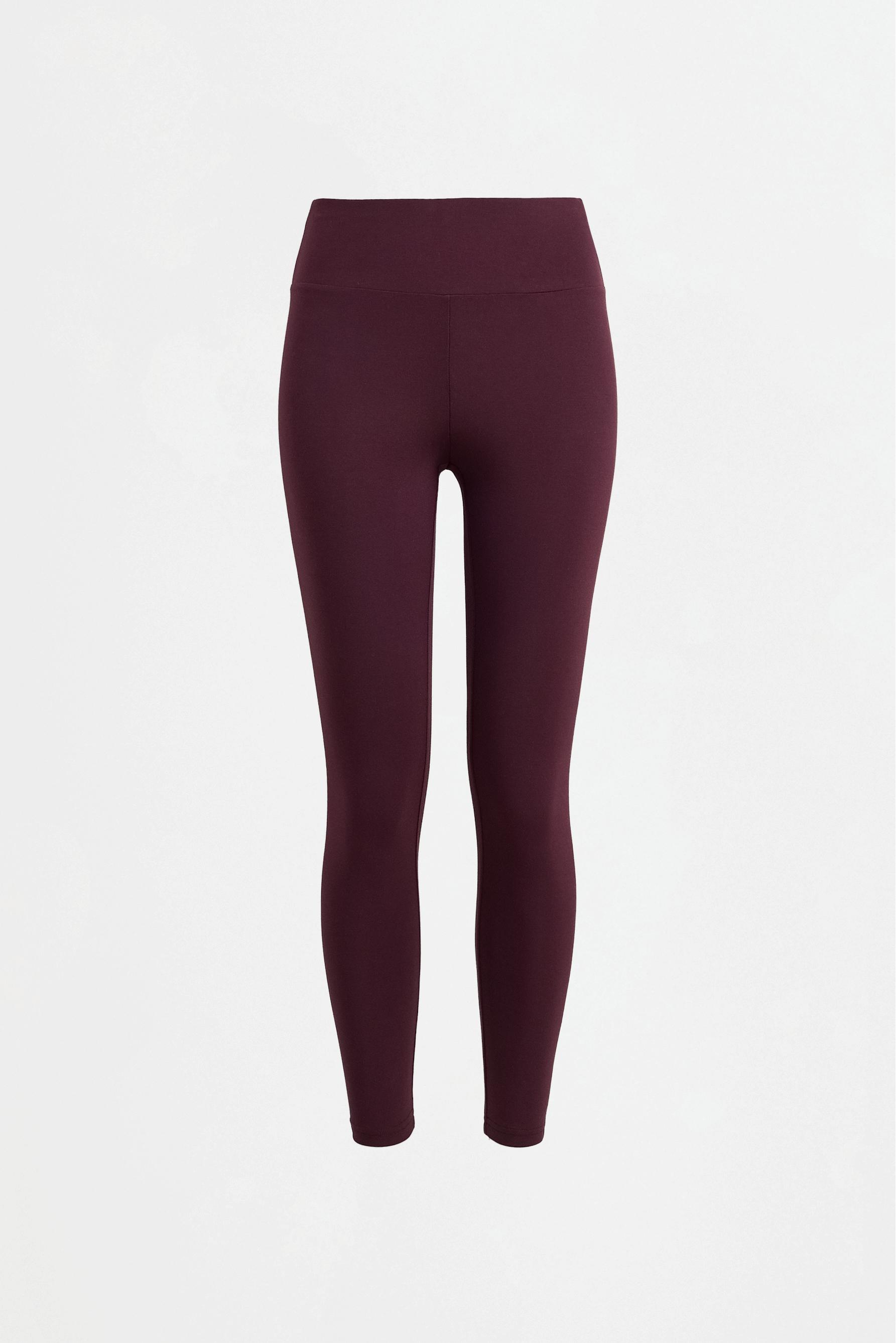 LIGHT WEIGHT thermal leggings (-4ºC to 9ºC) — DARK BURGUNDY