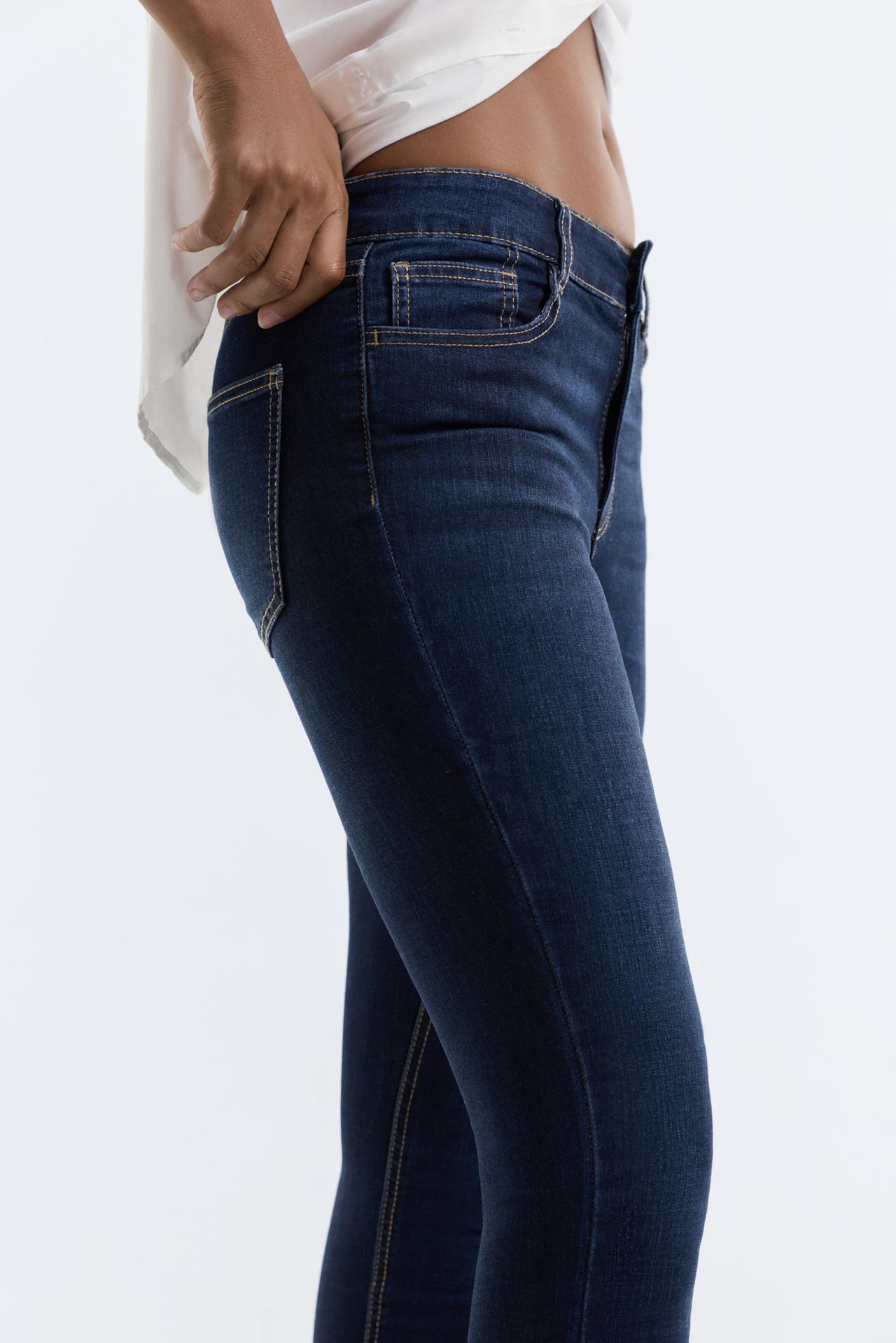 Skinny jeans — NAVY MARL