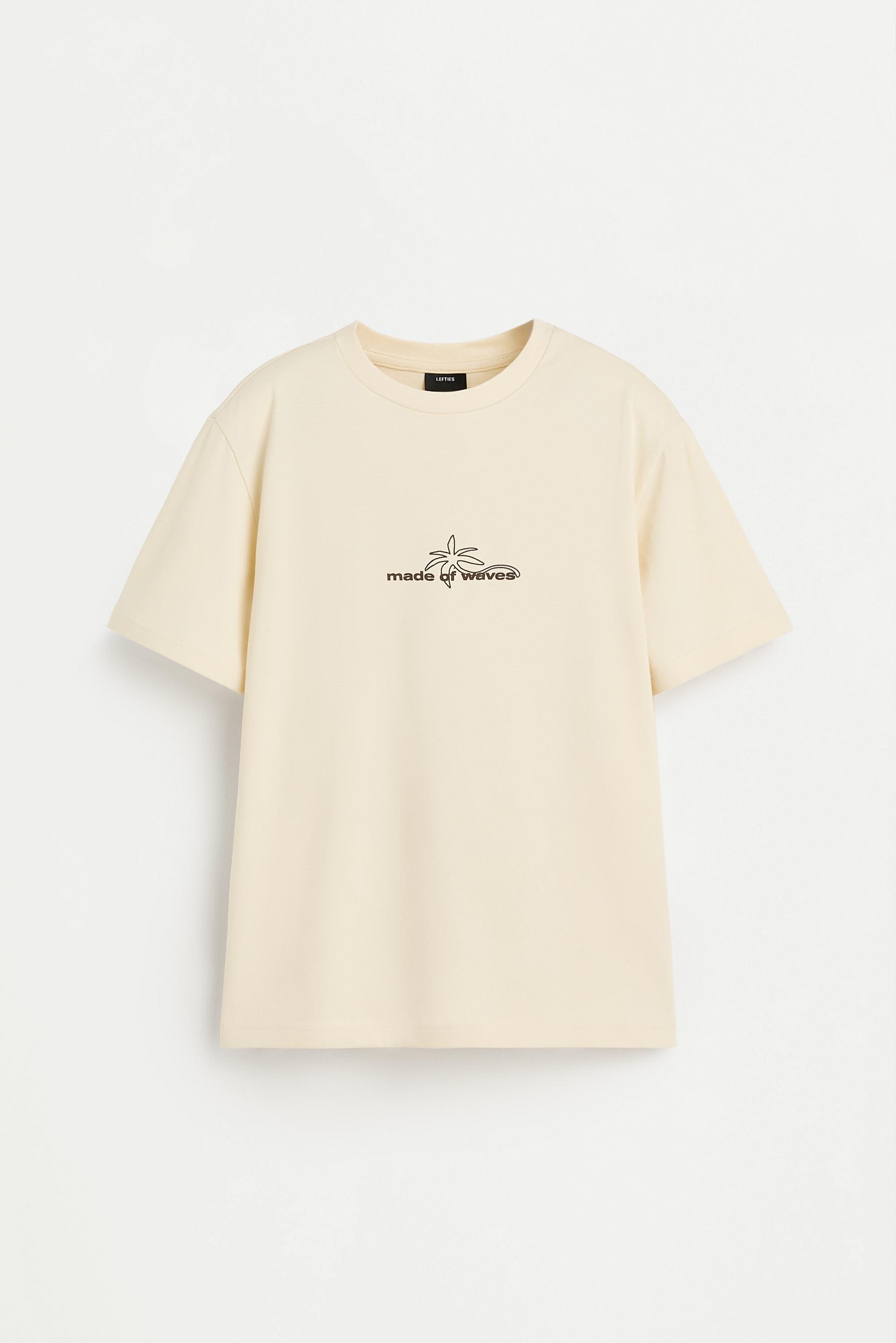 Text T-shirt — ECRU