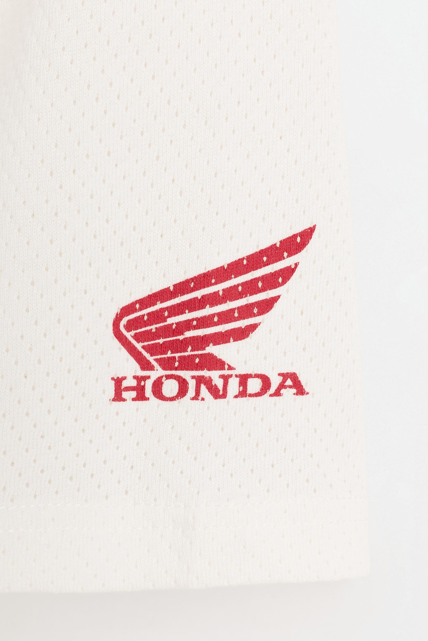 Honda mesh T-shirt — OFF WHITE