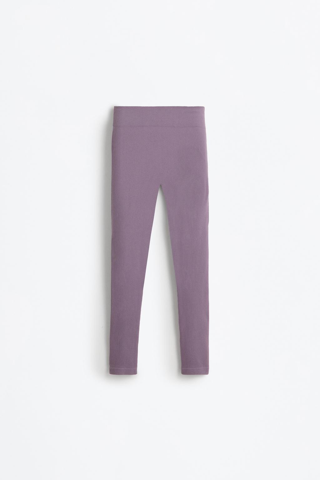 Ribbed sports leggings