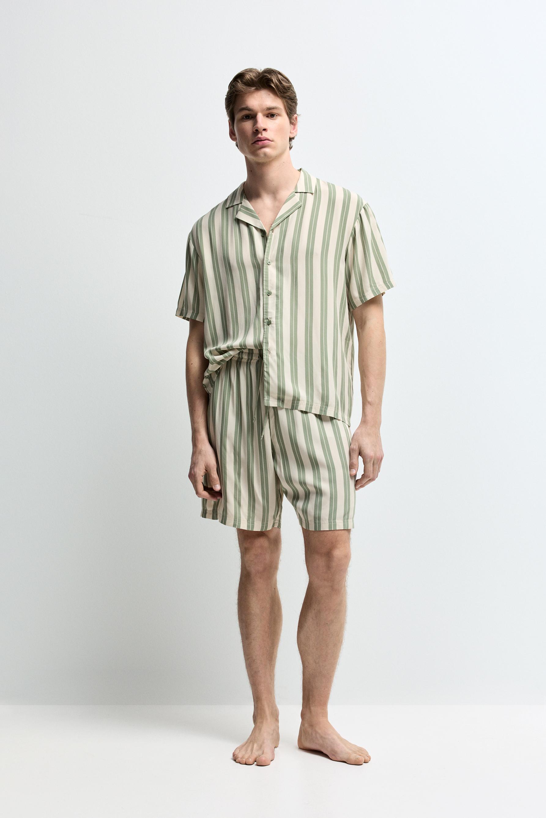 Pijama corto camisero