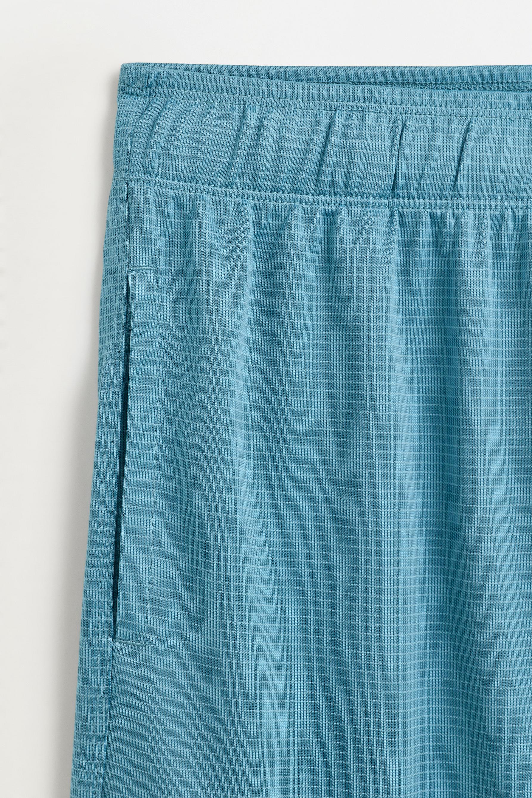 Sleeveless sports co-ord with Bermuda shorts — FADED PETROL BLUE