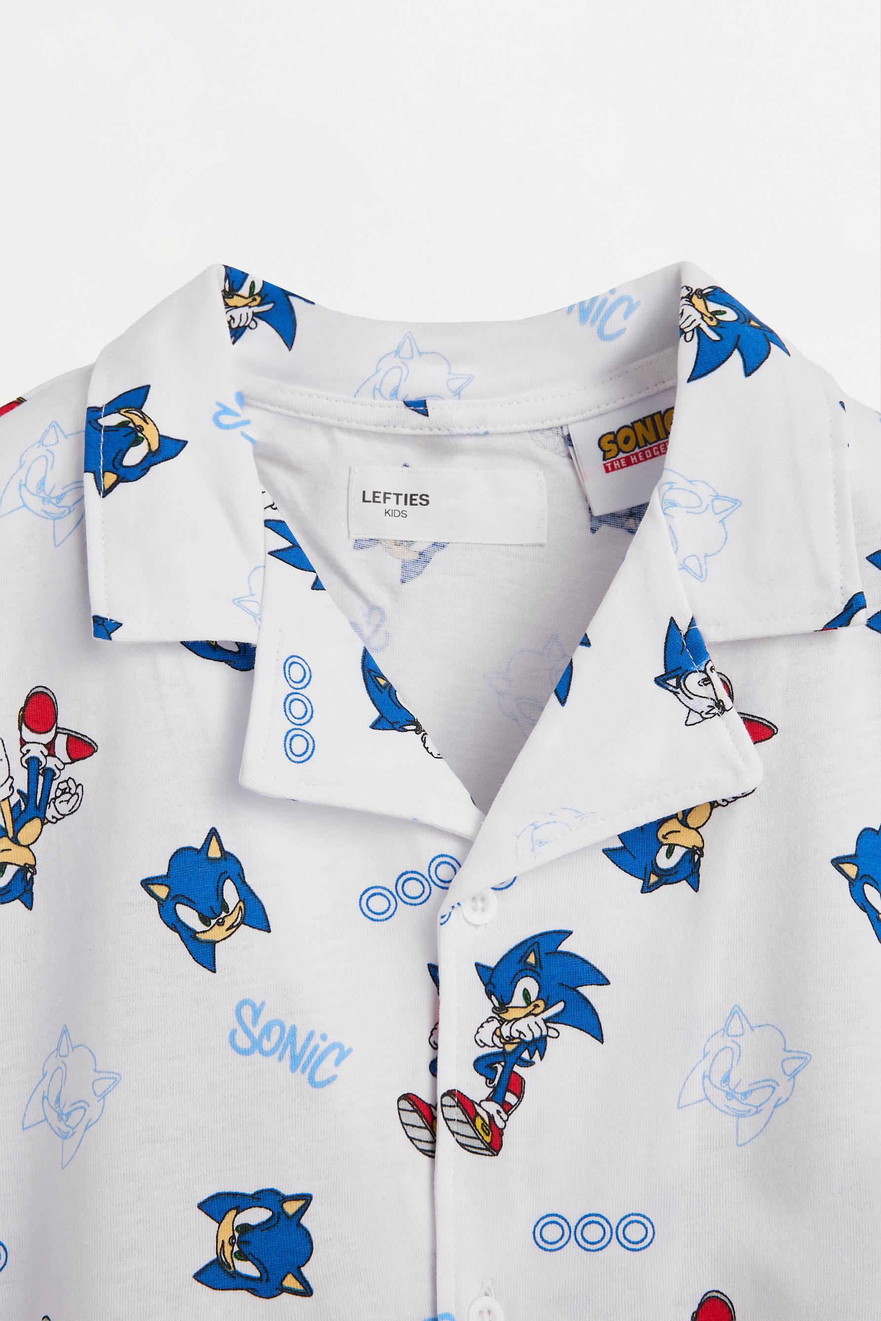 SONIC™ | SEGA short shirt-style pyjamas — WHITE
