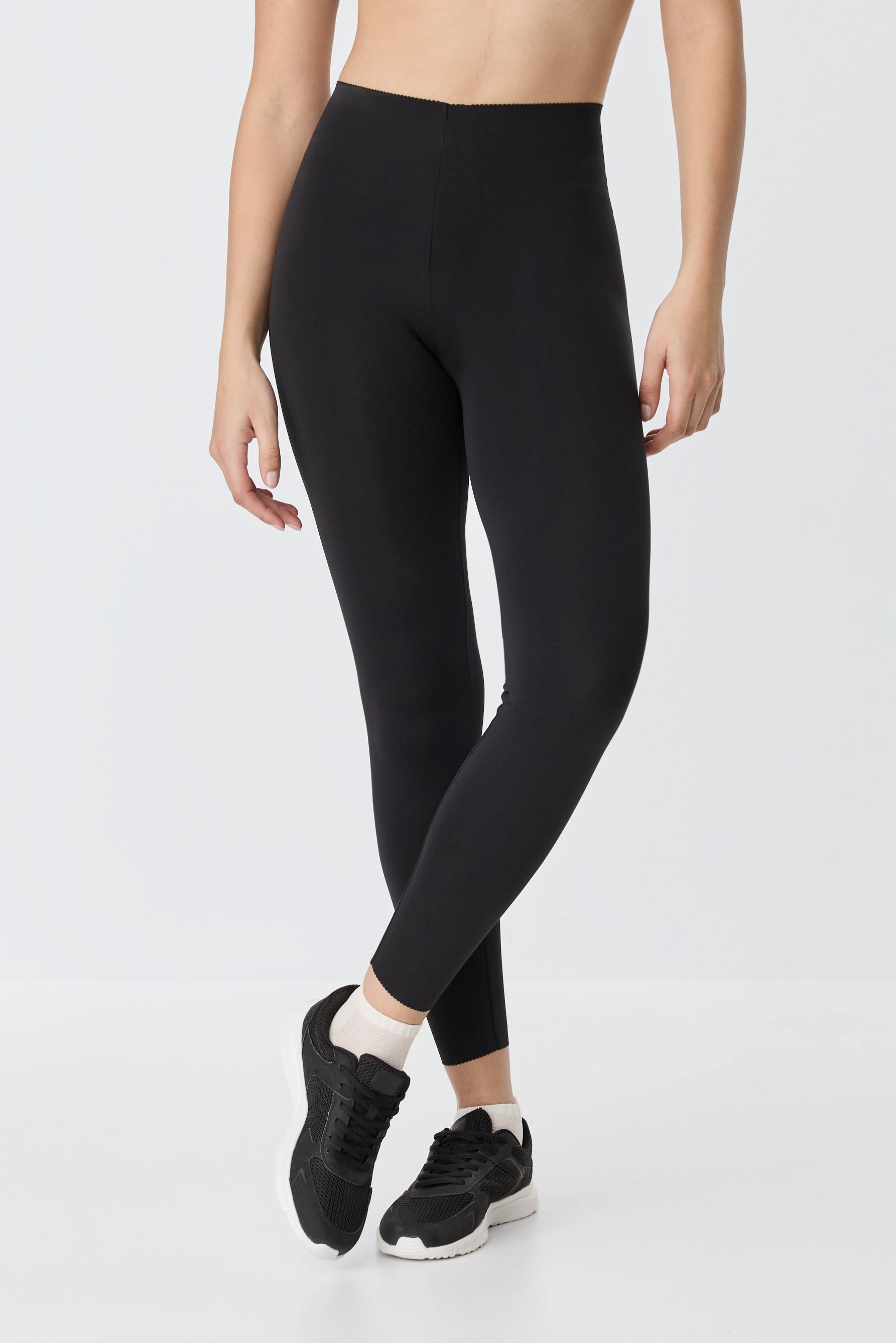 Shaping sports leggings — BLACK