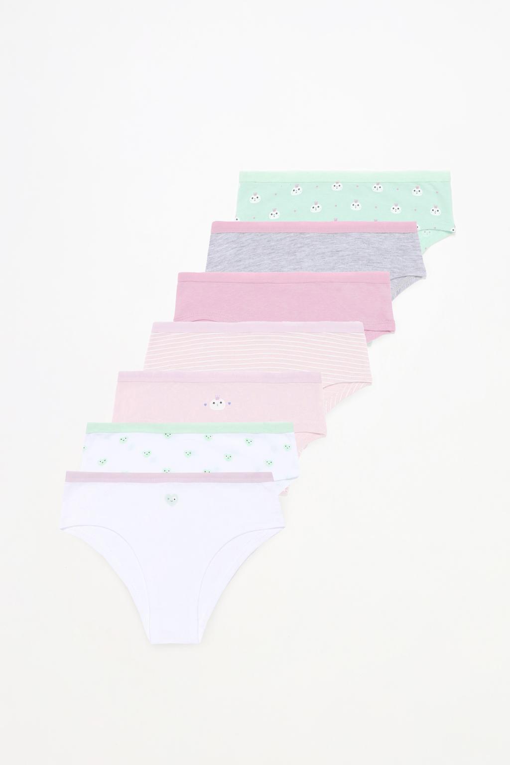 7-pack of hipster briefs with hearts