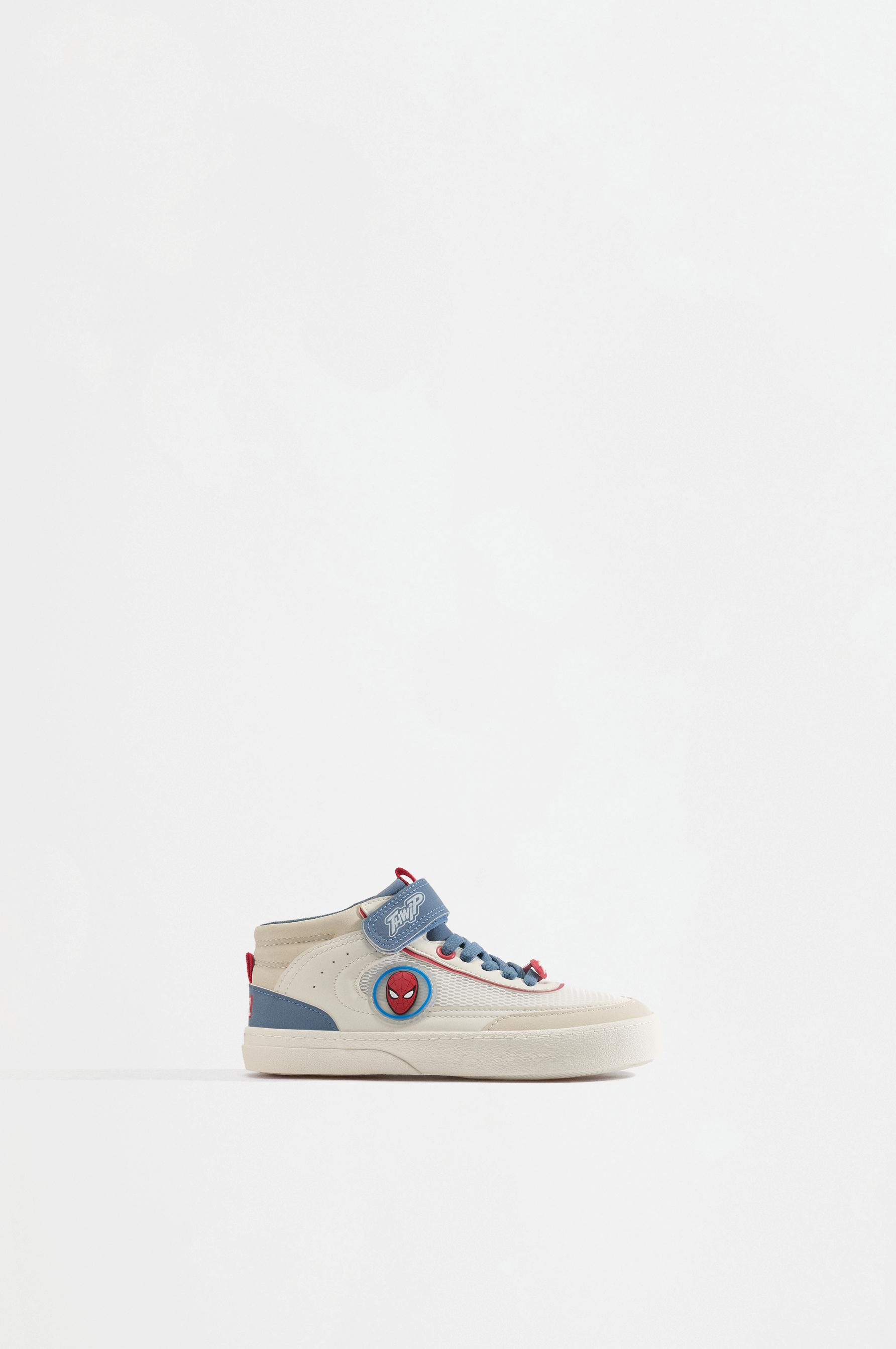 Spiderman ©Marvel Barefoot Basketball Sneakers — WHITE
