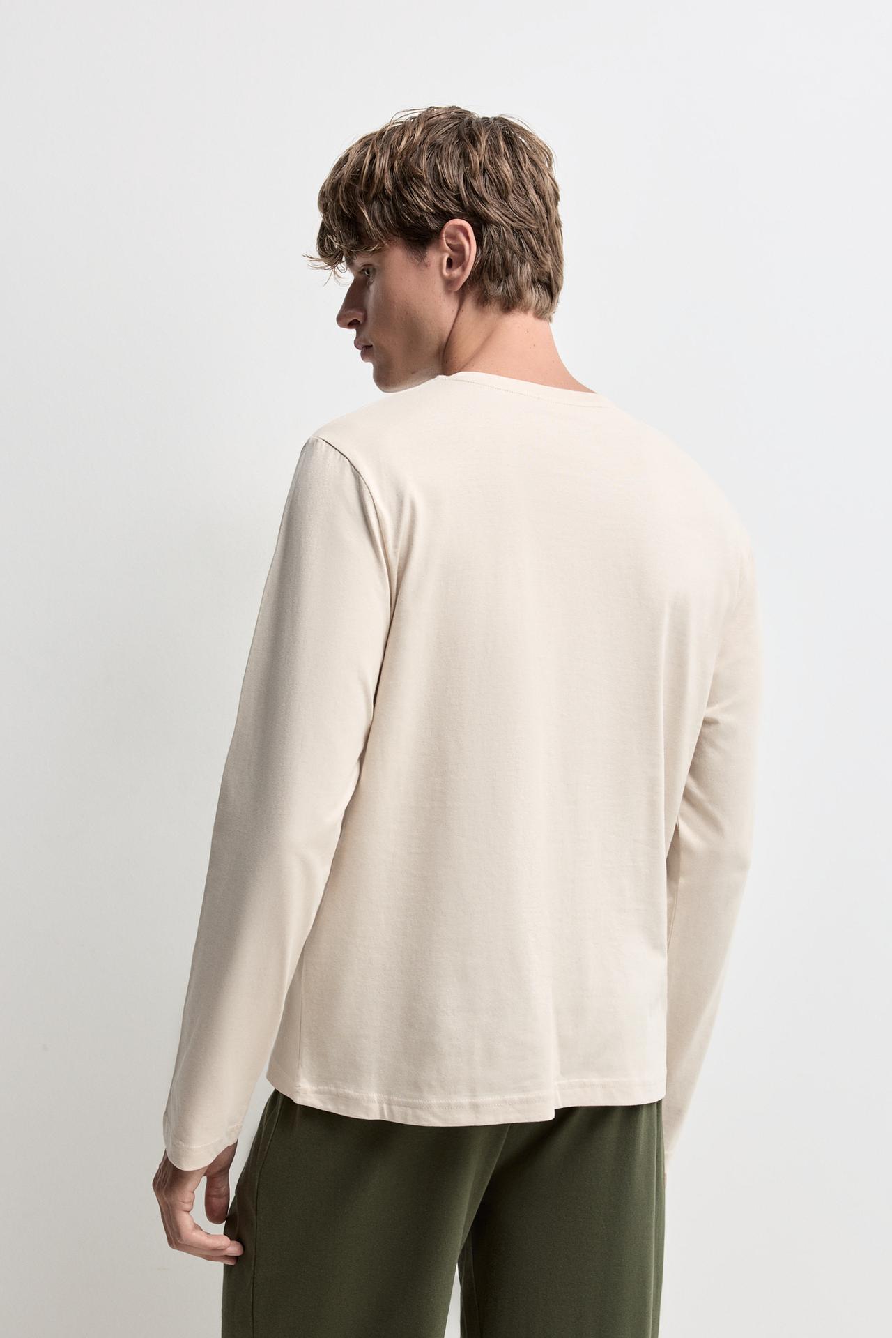 Long printed pajamas — SAND