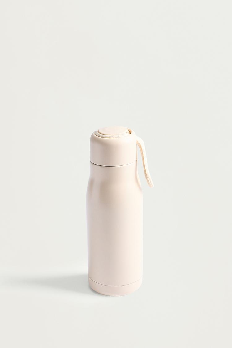Metallic travel bottle — ECRU