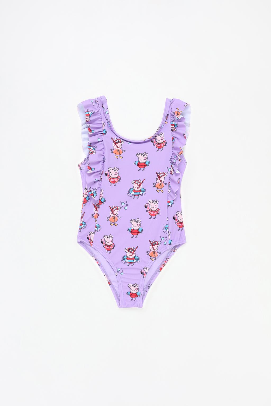 Peppa Pig™ swimsuit with ruffles