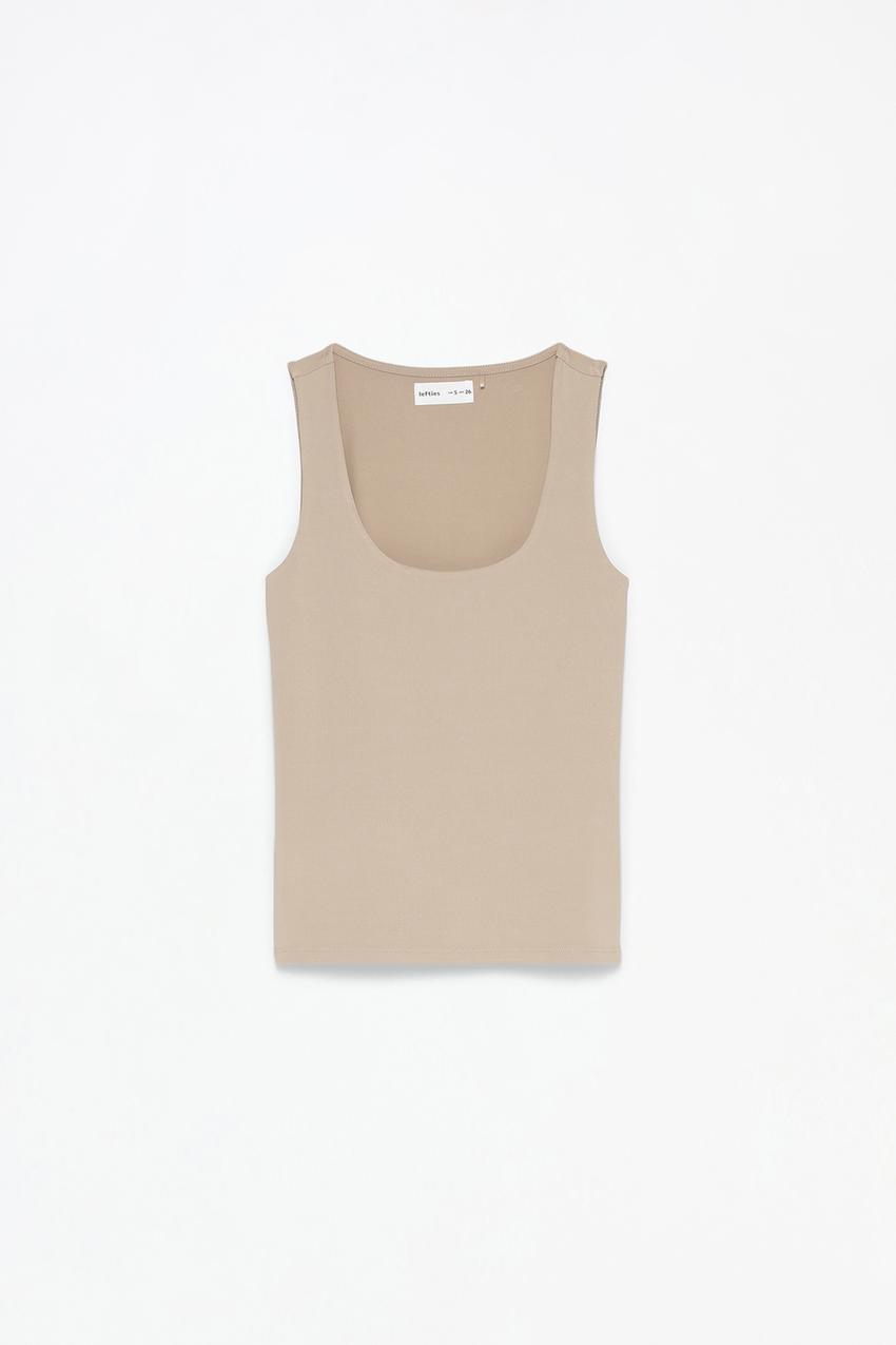 Camiseta Poliamida Zara Camiseta Tirantes Mujer Tirante Ancho