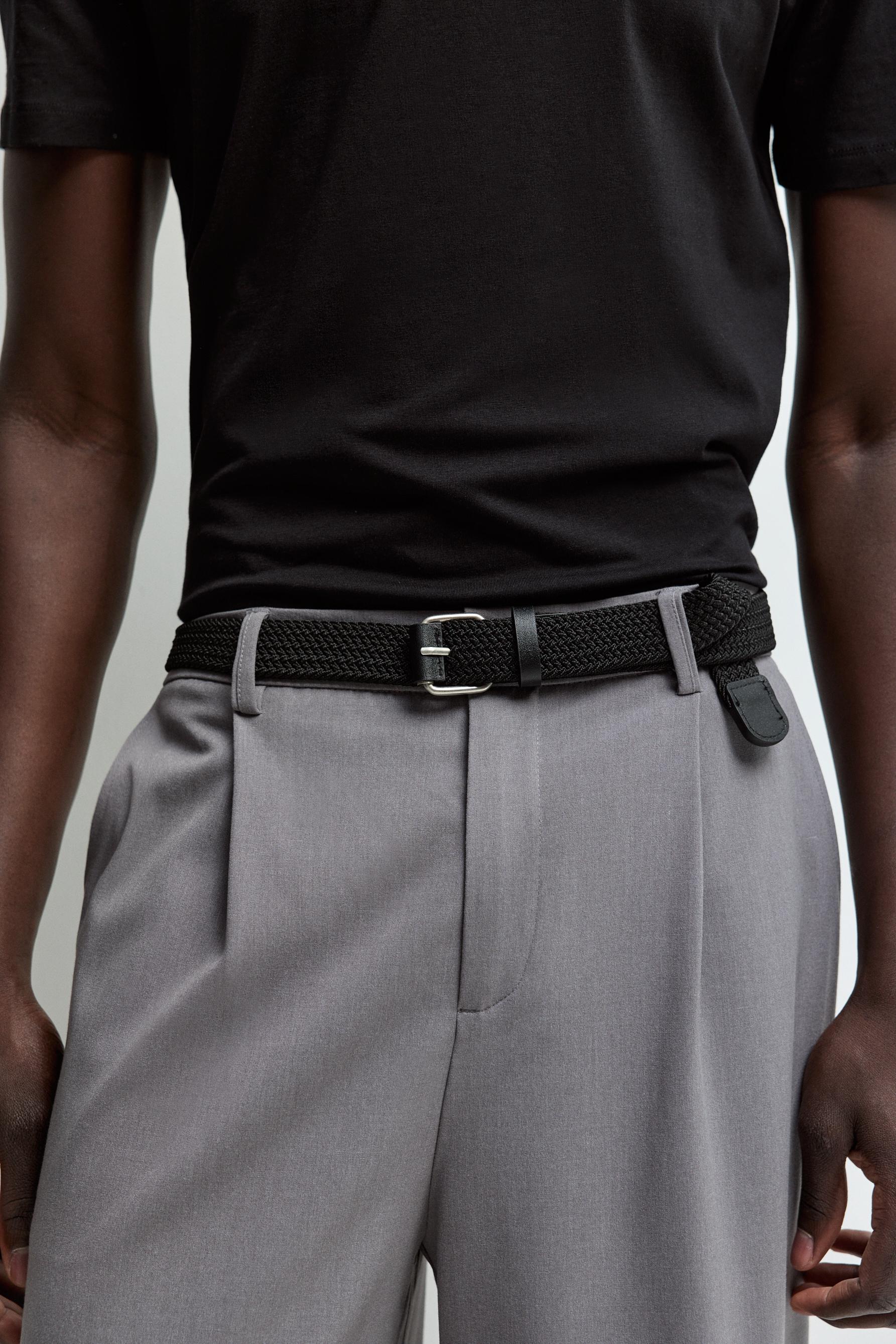 Braided belt — BLACK TONE