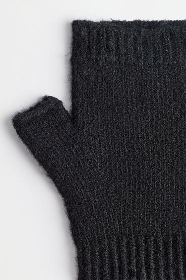 Long mitten gloves — BLACK 3