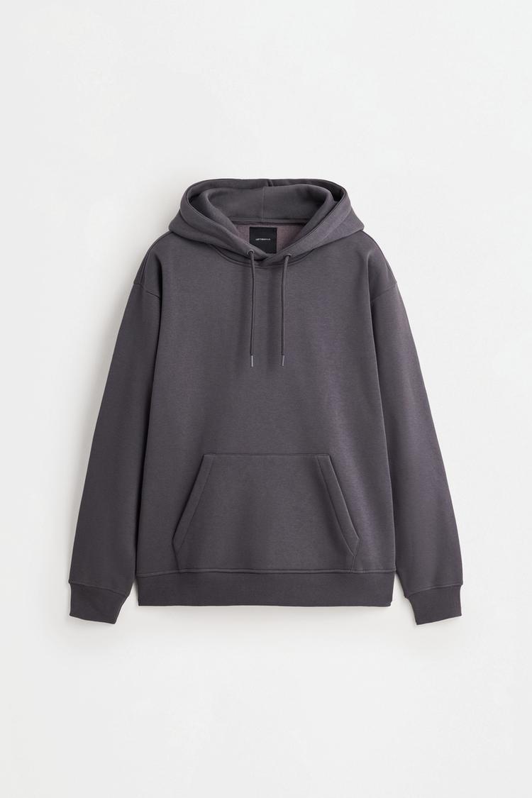 Basic hoodie — DARK GREY