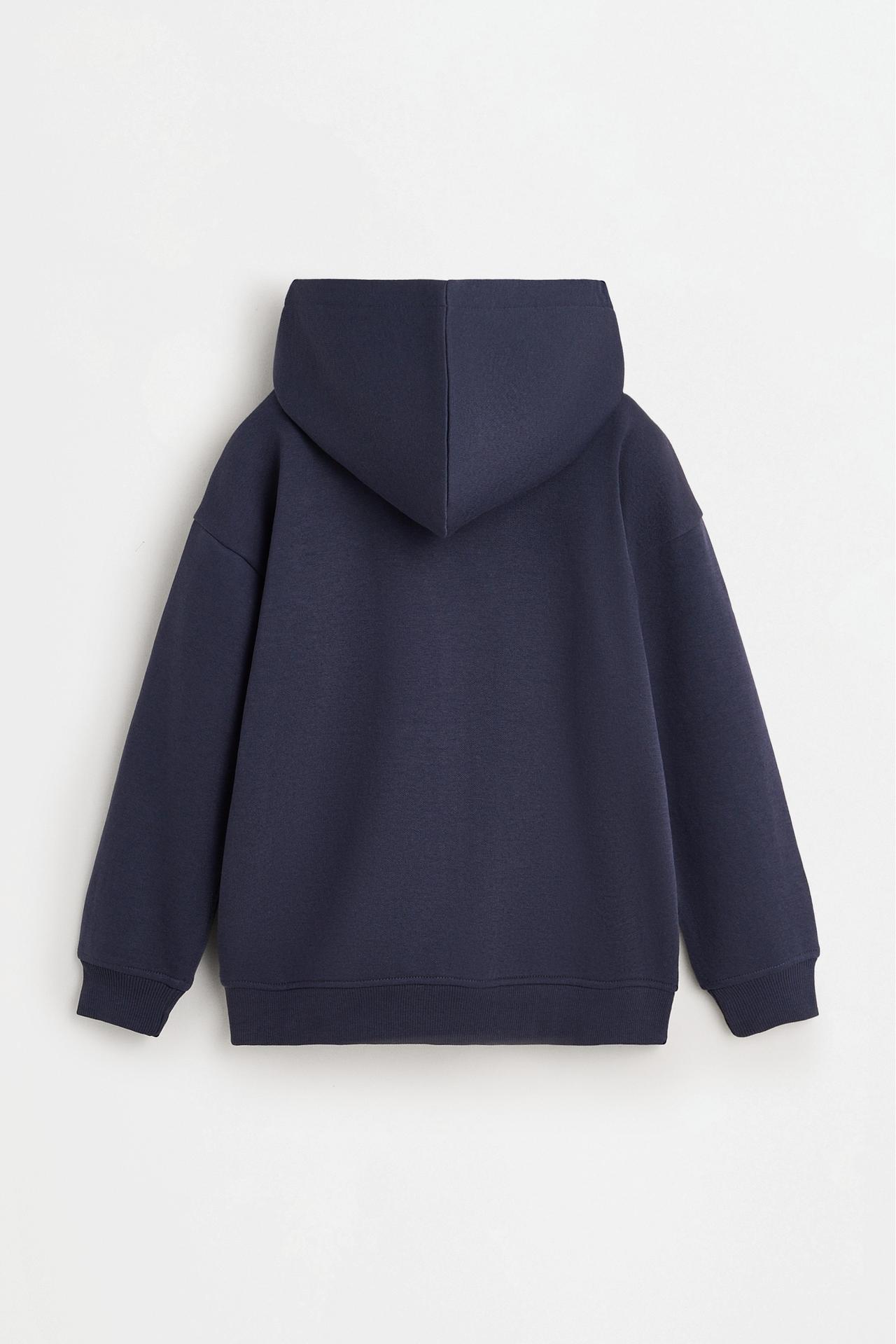 Zip-up hoodie — NAVY