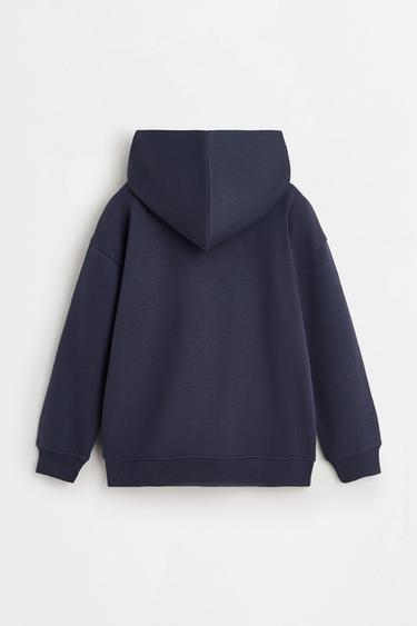 Zip-up hoodie — NAVY 2