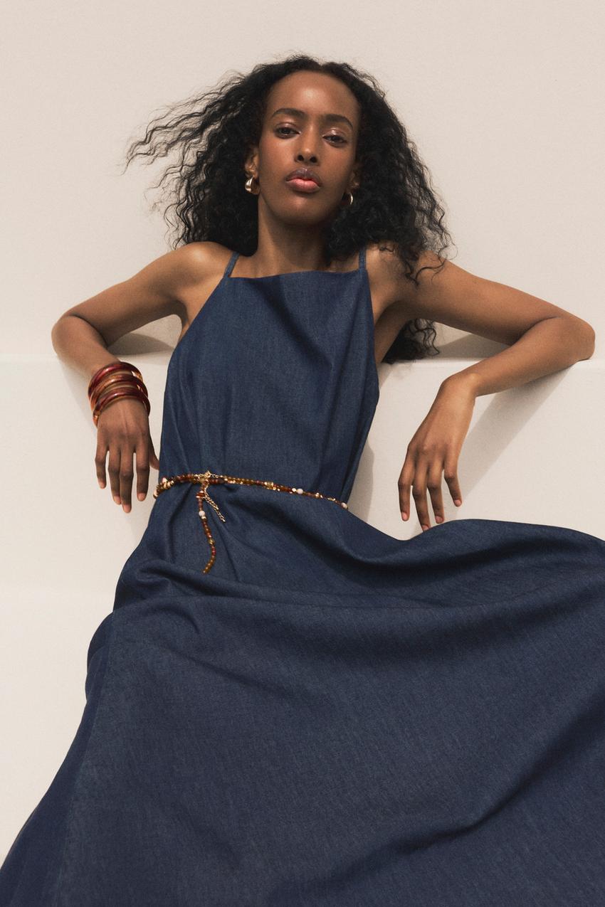 lightweight denim dresses for women Connie