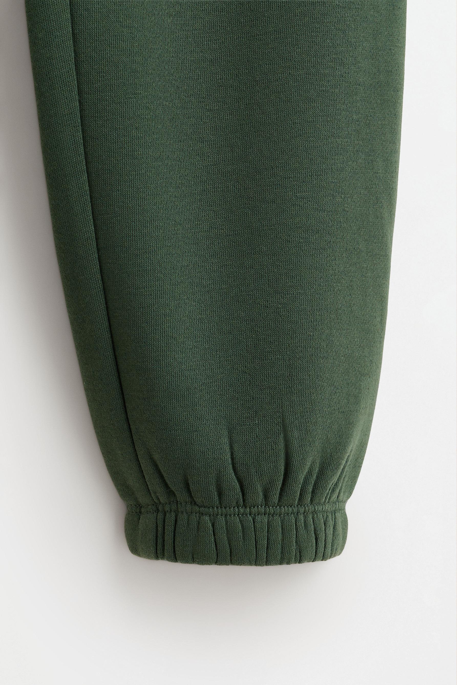 Pack of 2 plain plush trousers — BILLIARD GREEN