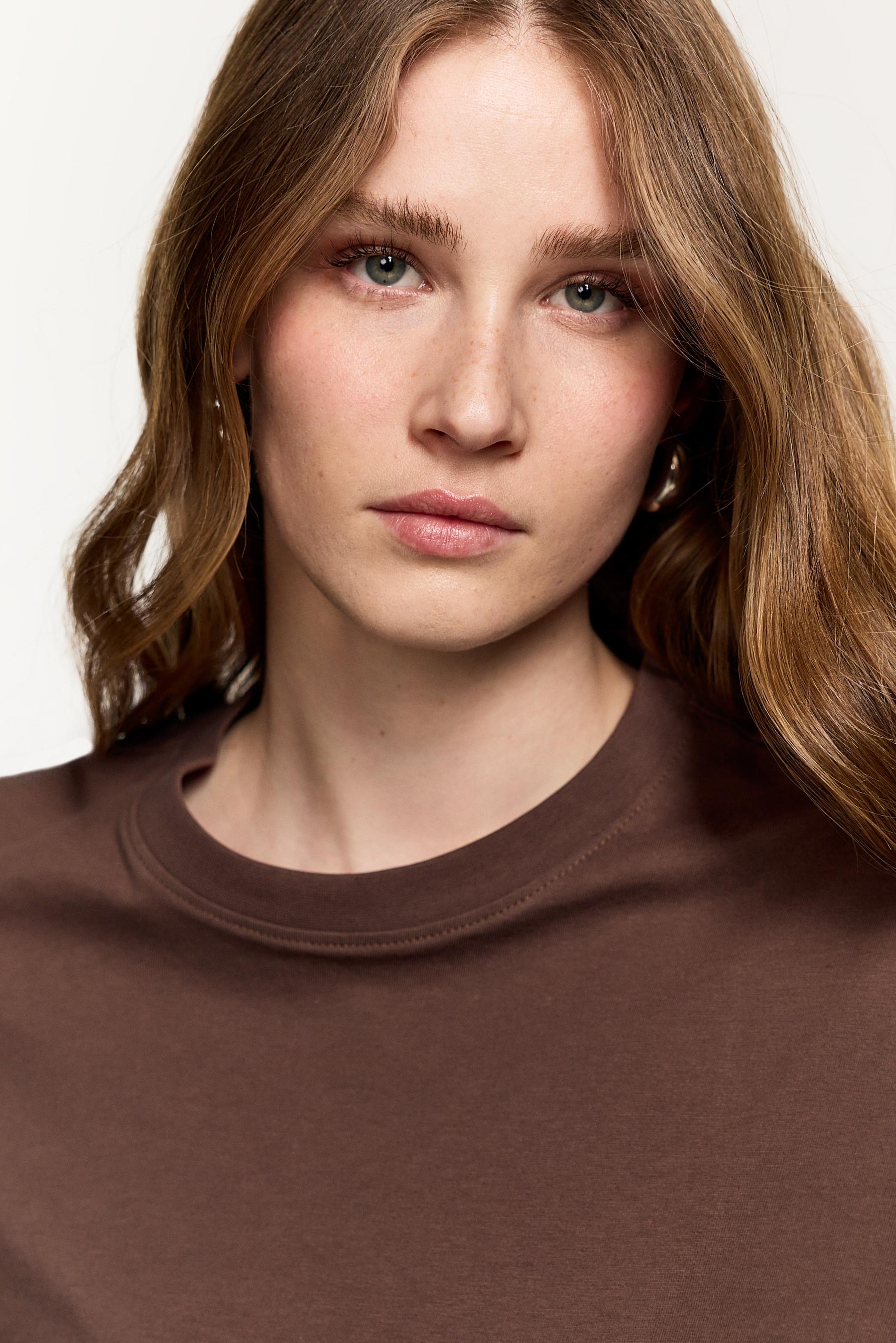 Oversize T-shirt — DARK MINK