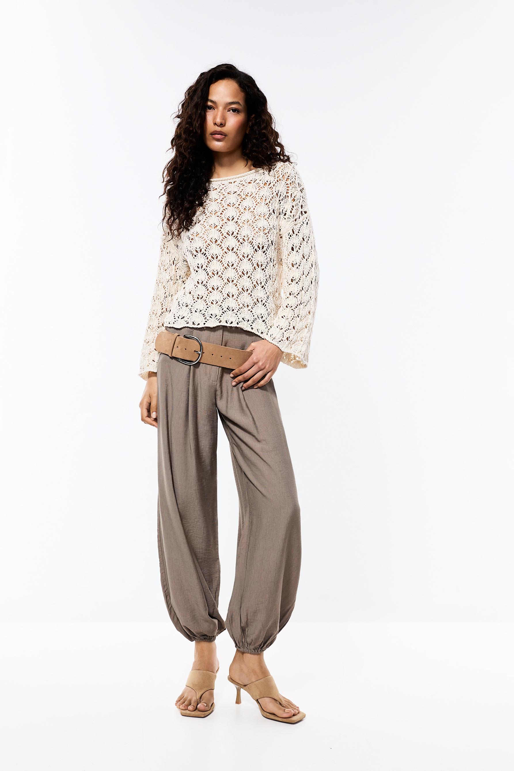 Pantalón bombacho rústico