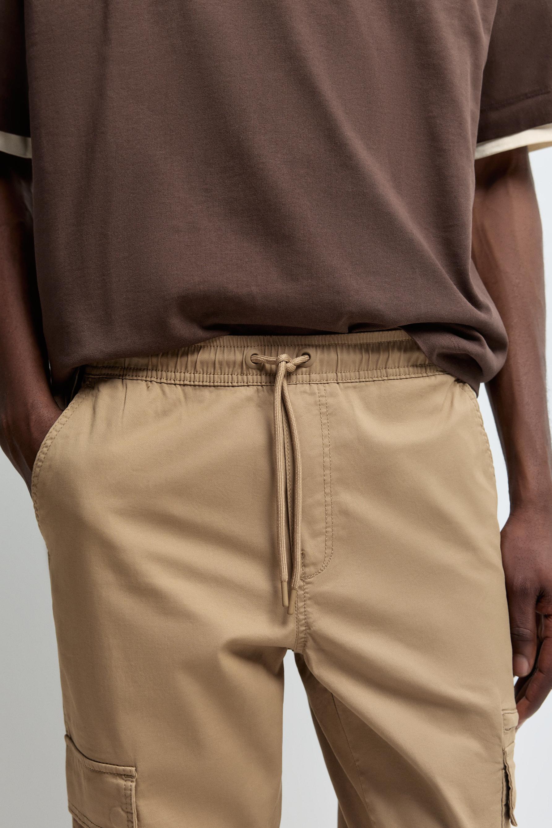 Cargo jogger trousers — DARK OCHRE