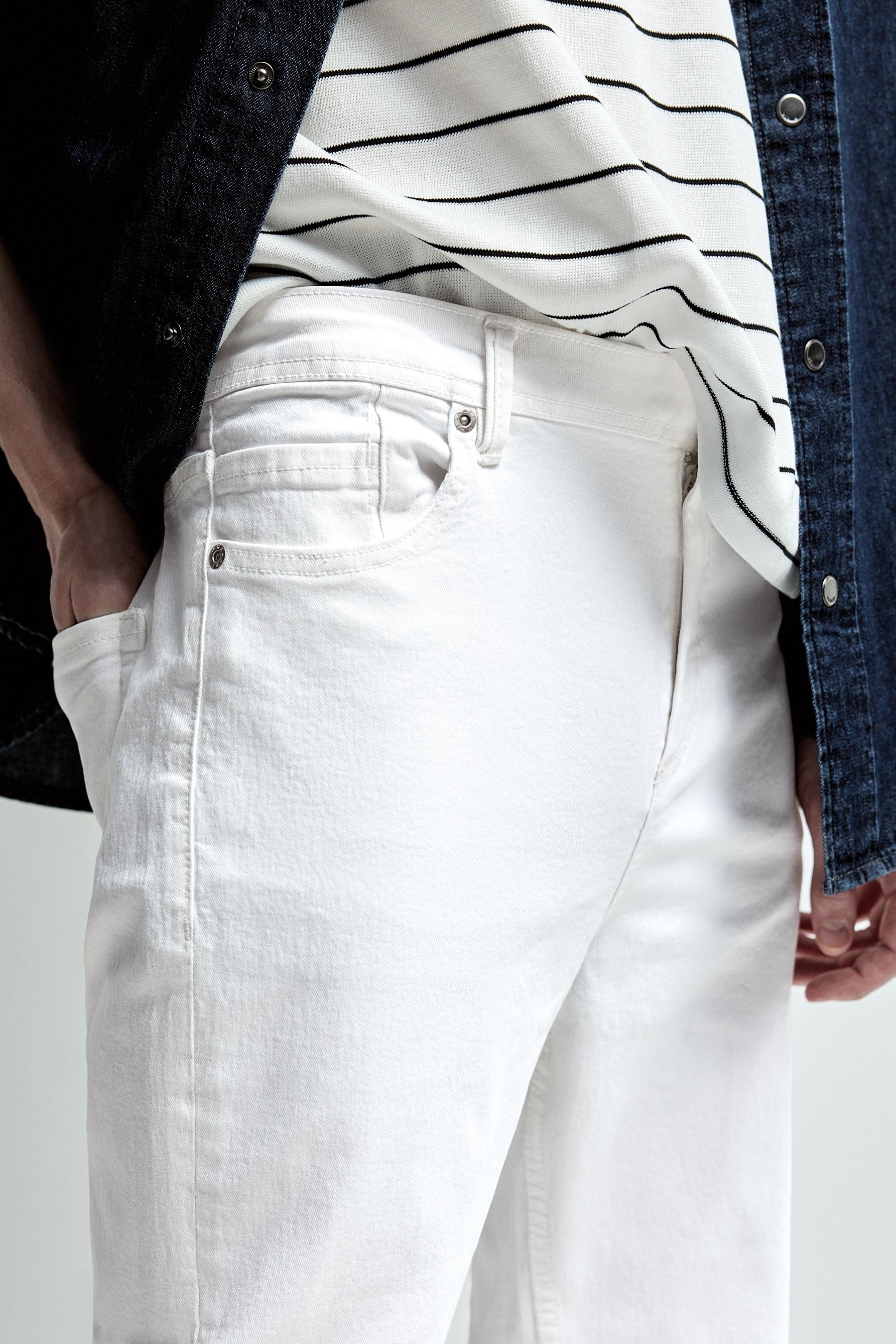 Skinny jeans — WHITE