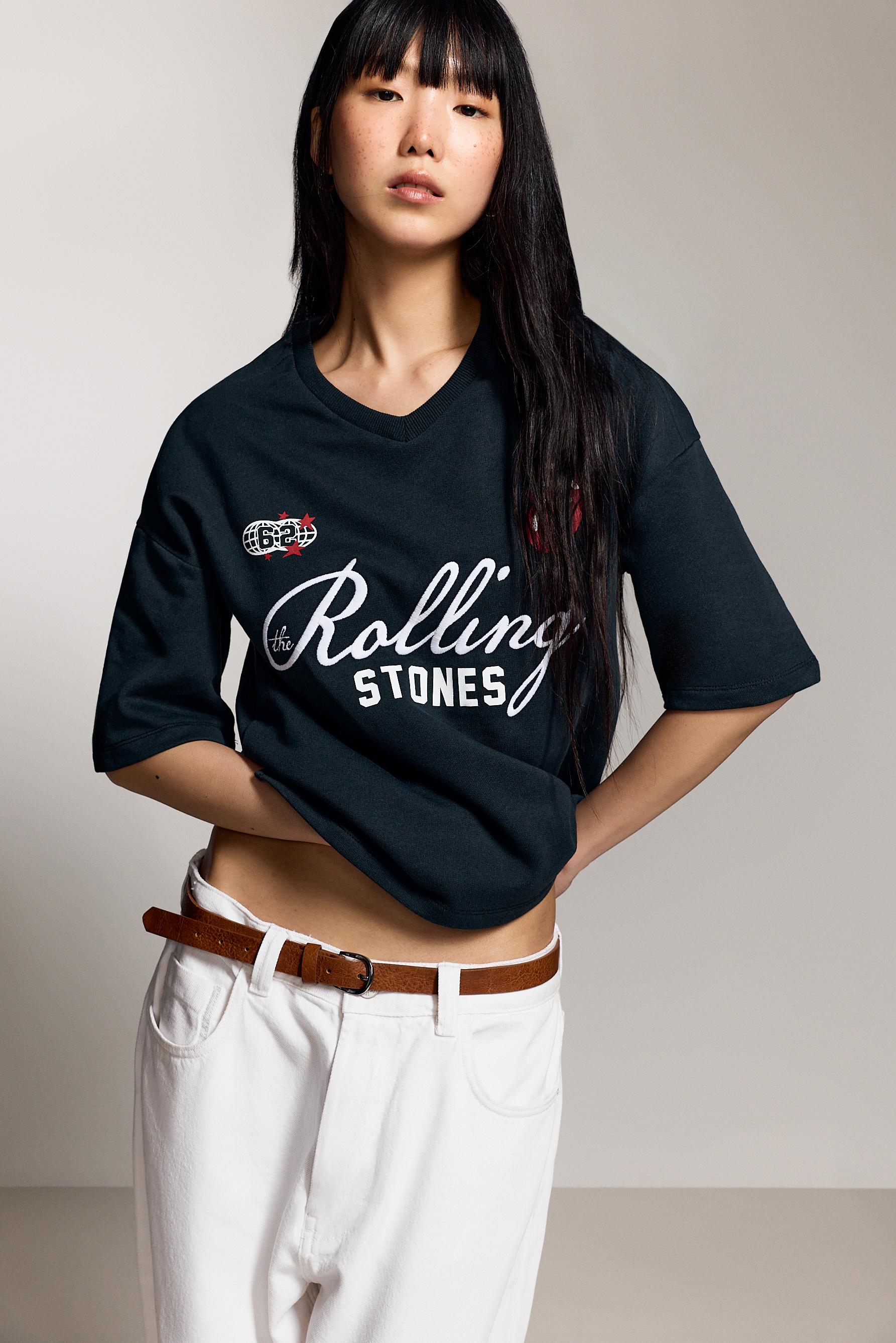 Stones Rolling Tシャツ ロックT TEE MUSIC 正規品 バンドTシャツ メンズ ミュージックティ M【未使用】 トップス