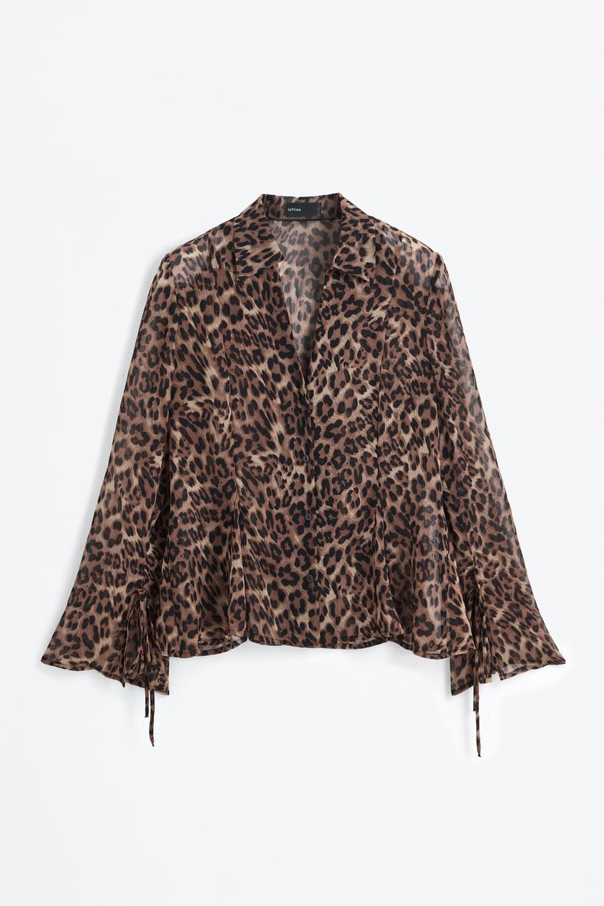 Camisa panadera semitransparente Camisas Blusas ROPA Mujer