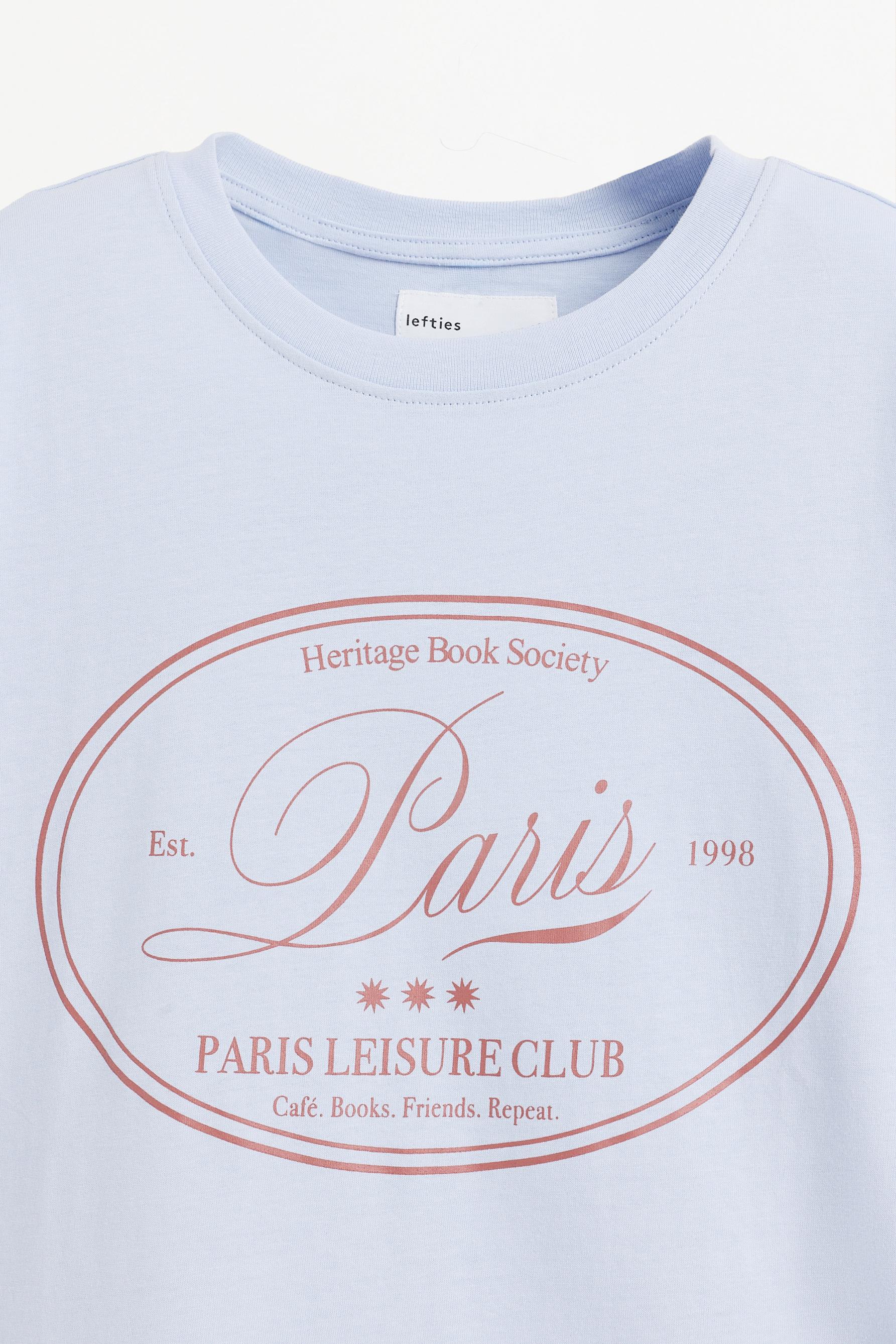 Printed T-shirt — SKY BLUE
