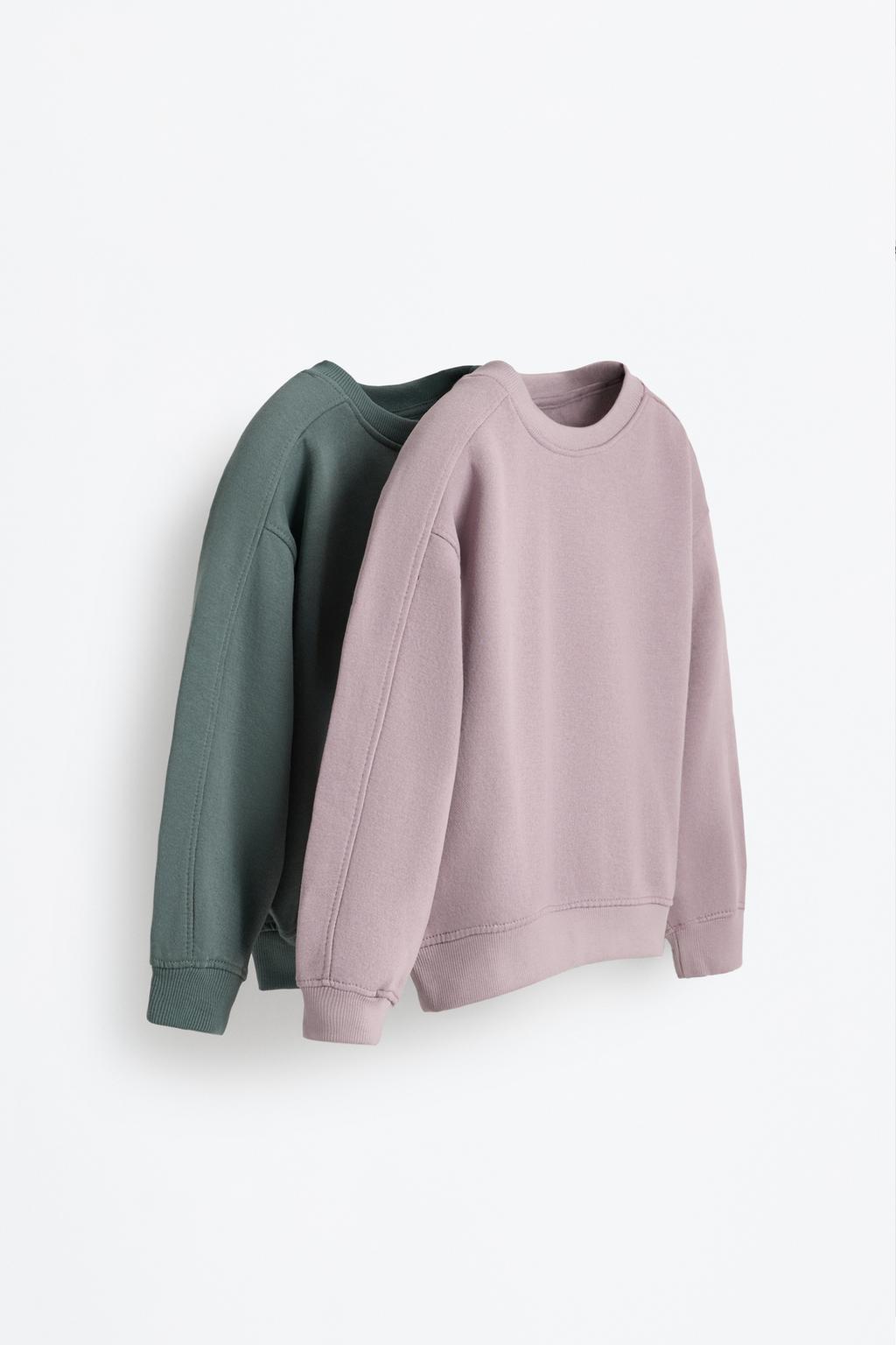 Pack of 2 plain sweatshirts
