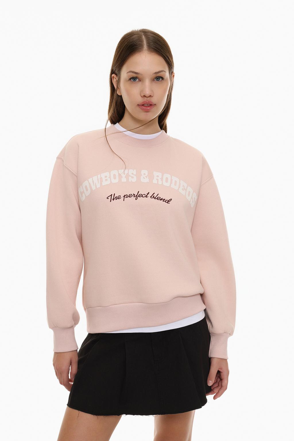 Baskılı sweatshirt