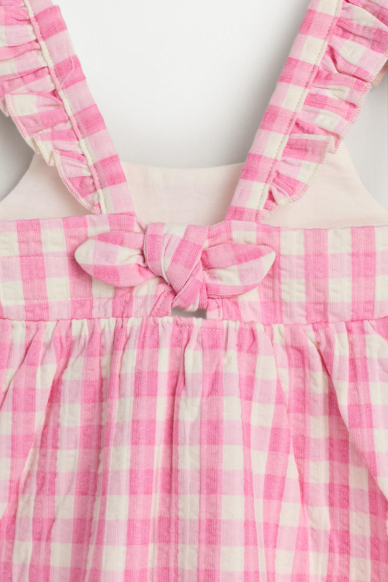 Dress with back tie — ECRU