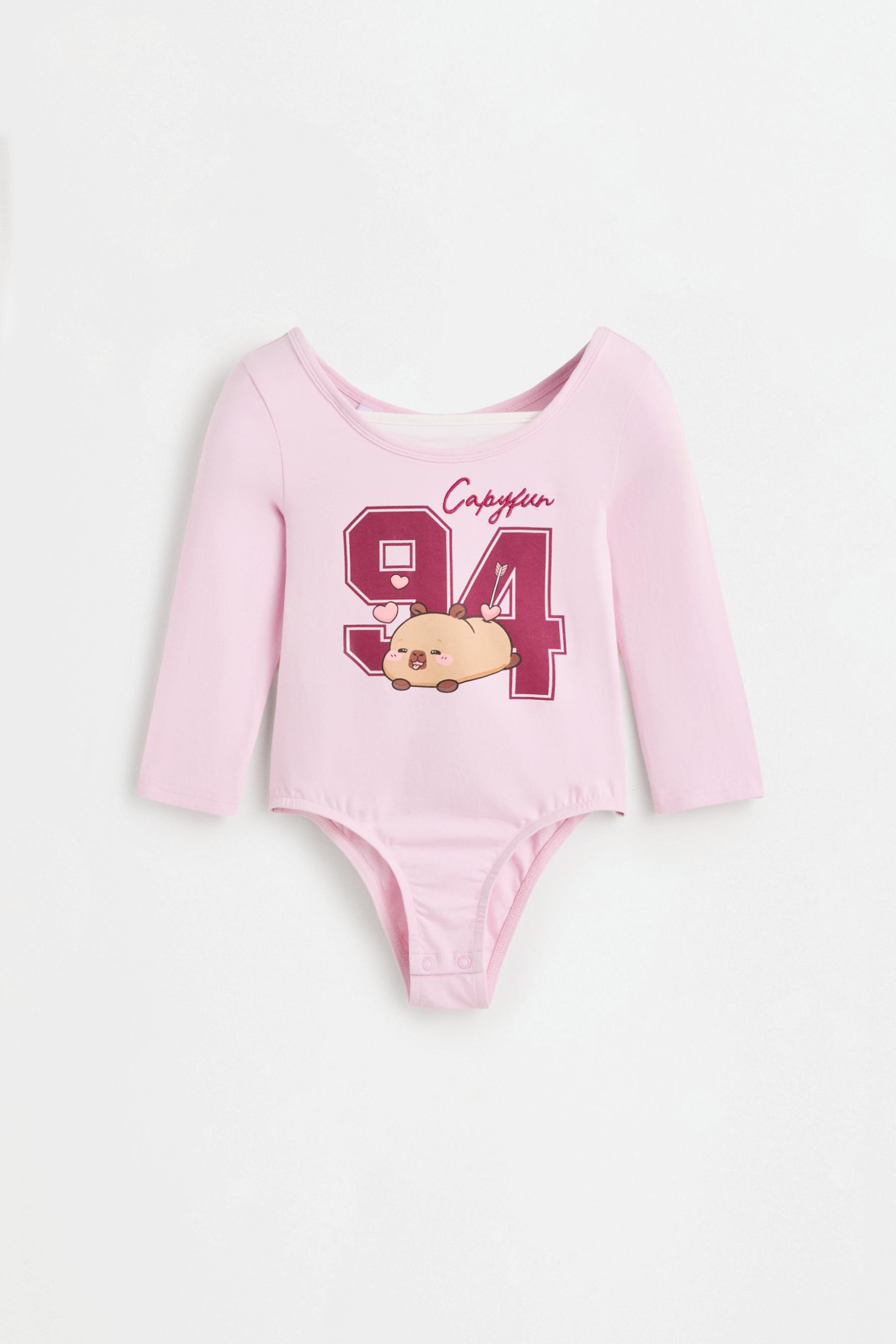CAPYFUN© Capybara bodysuit — PINK